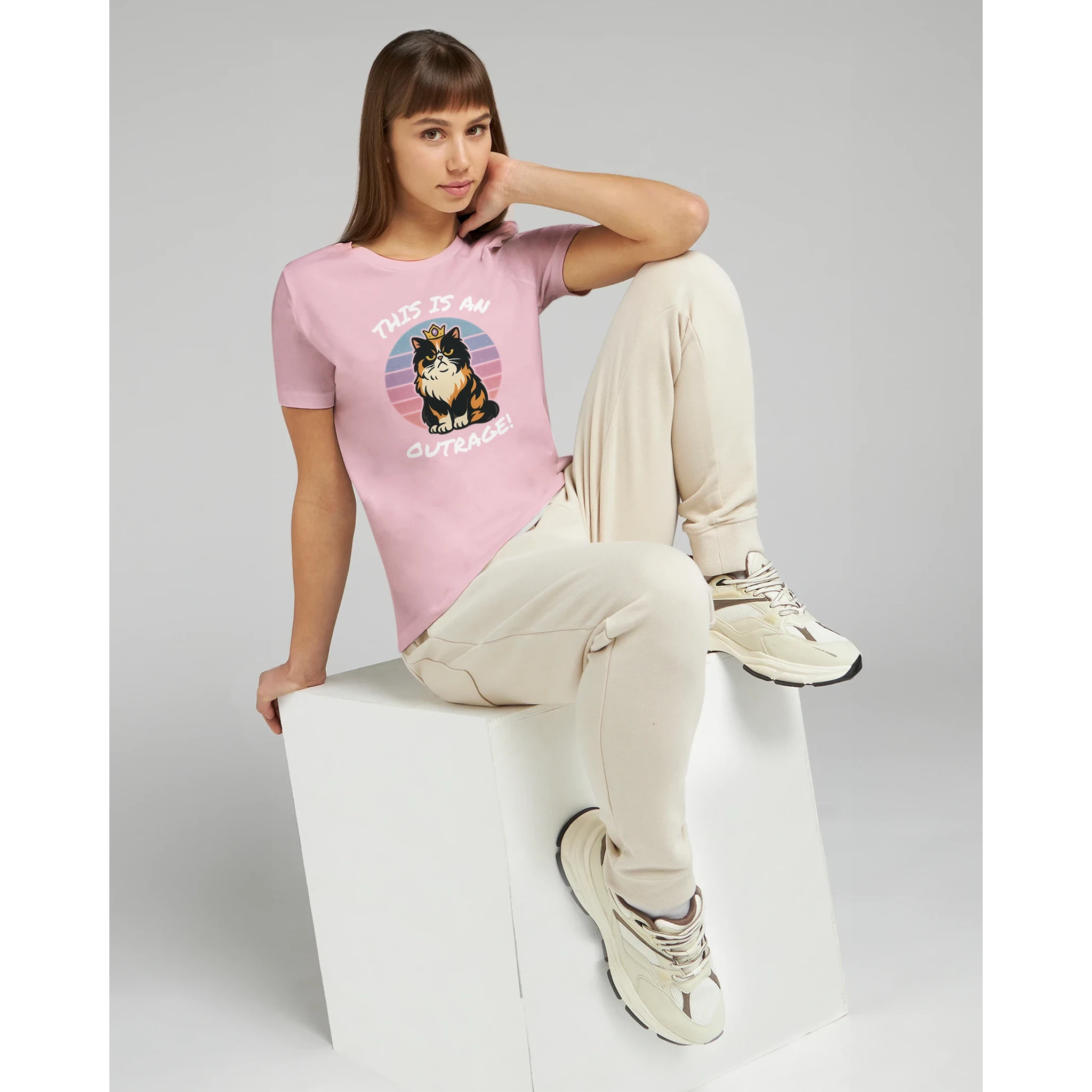 Women’s Princess Donut “This Is an Outrage” T-Shirt
