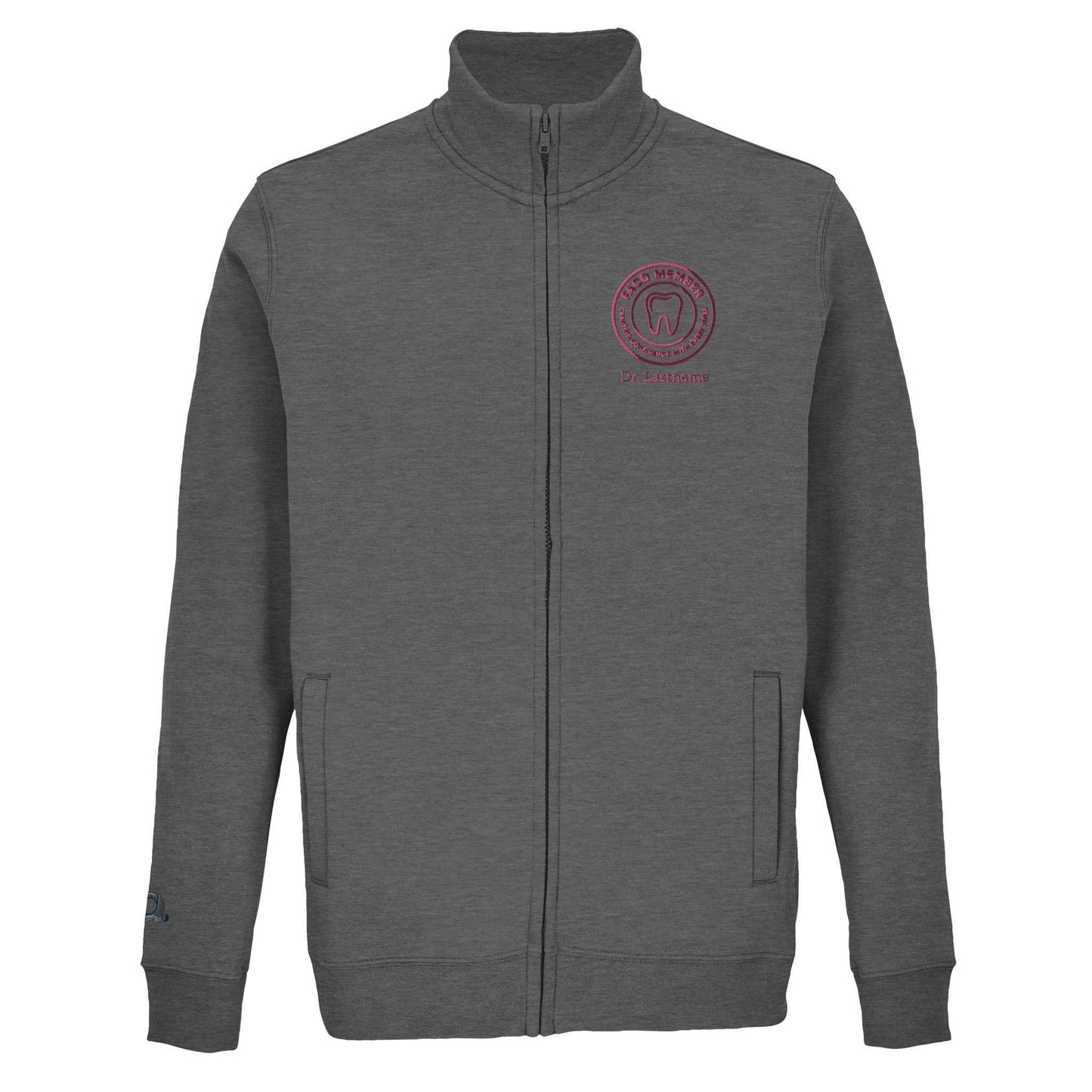 FACD Embroidered Full Zip Sweatshirt with Custom Name