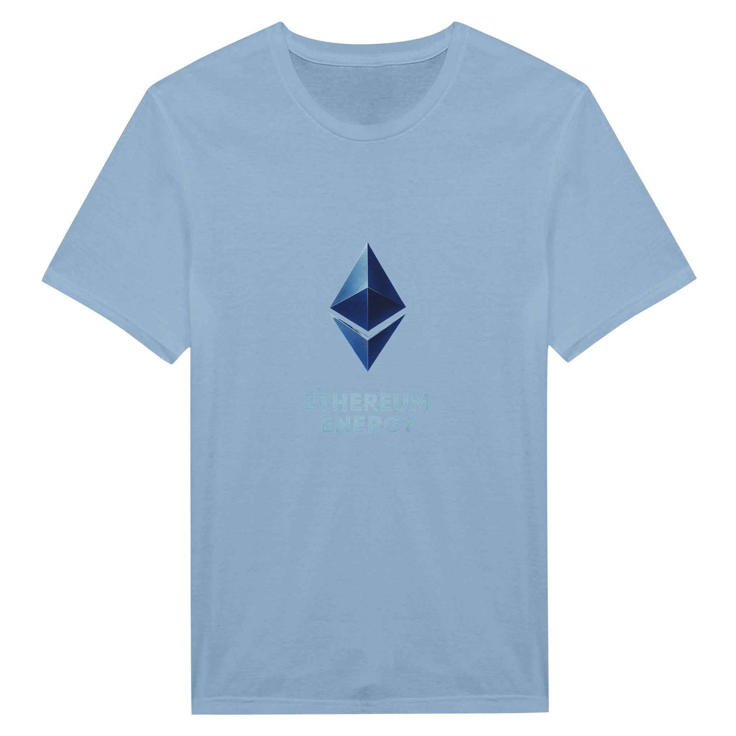 Ethereum Energy T-Shirt – Sleek Blue Crypto Logo Graphic Tee in Multiple Hues