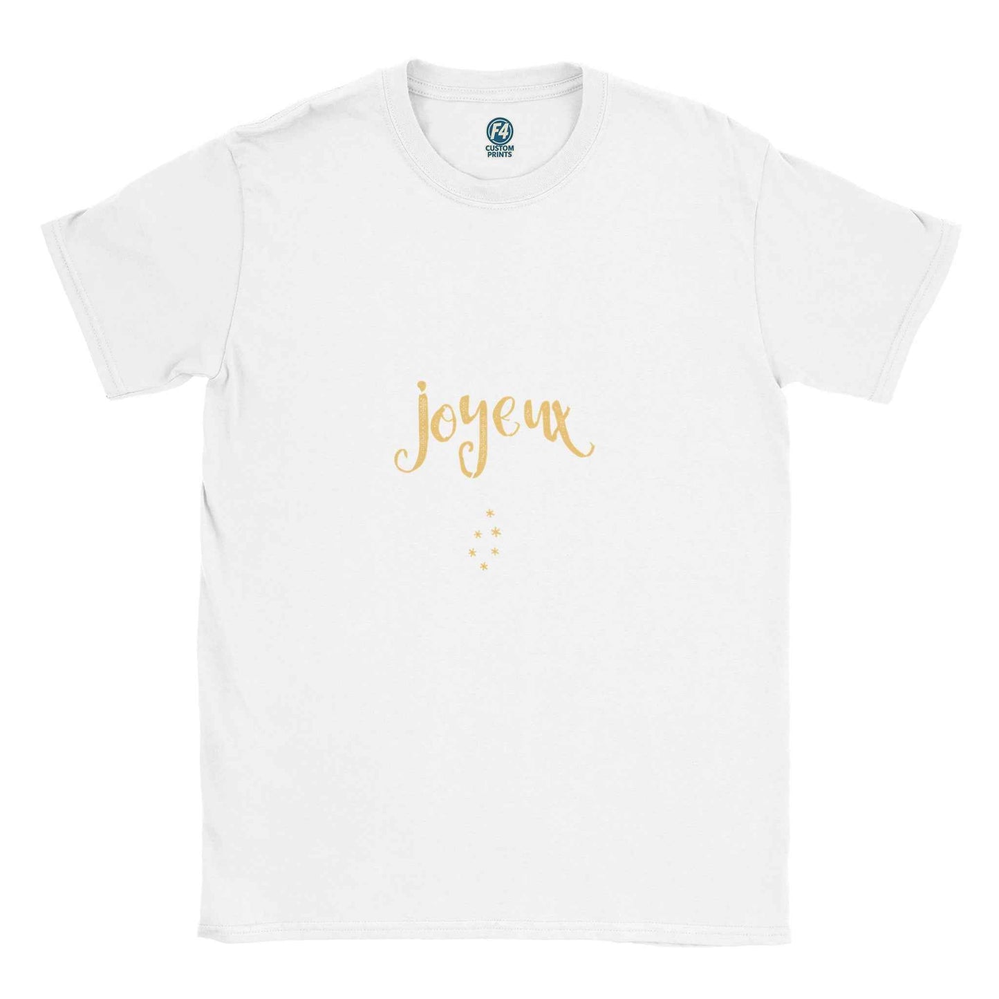 Joyeux Noël Script Tee – Festive French Holiday Graphic T-Shirt in Multiple Colors