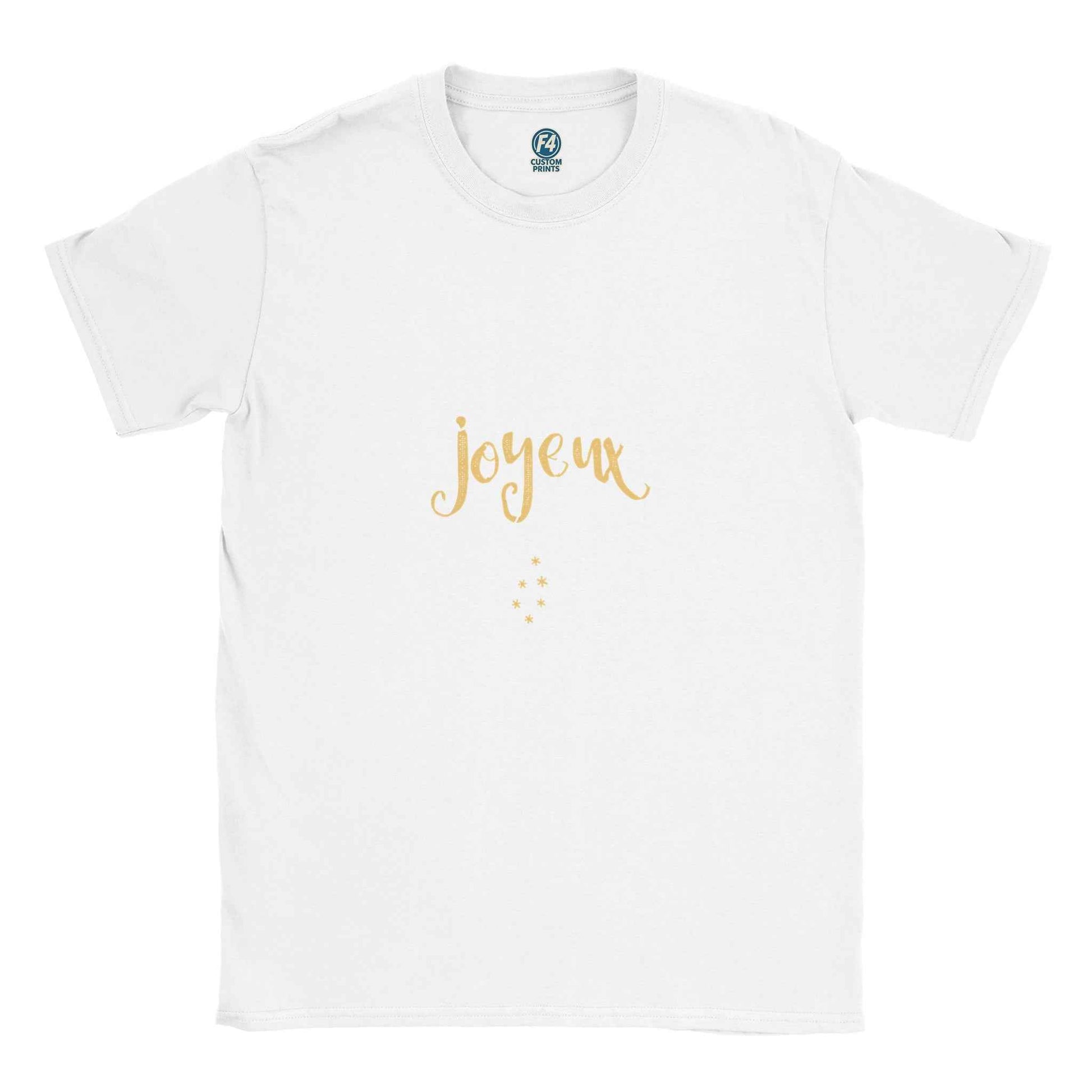 Joyeux Noël Script Tee – Festive French Holiday Graphic T-Shirt in Multiple Colors
