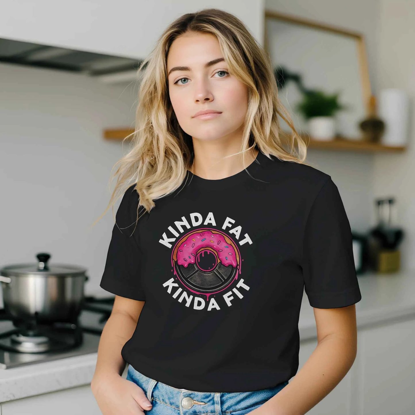Kinda Fat Kinda Fit Donut T-Shirt