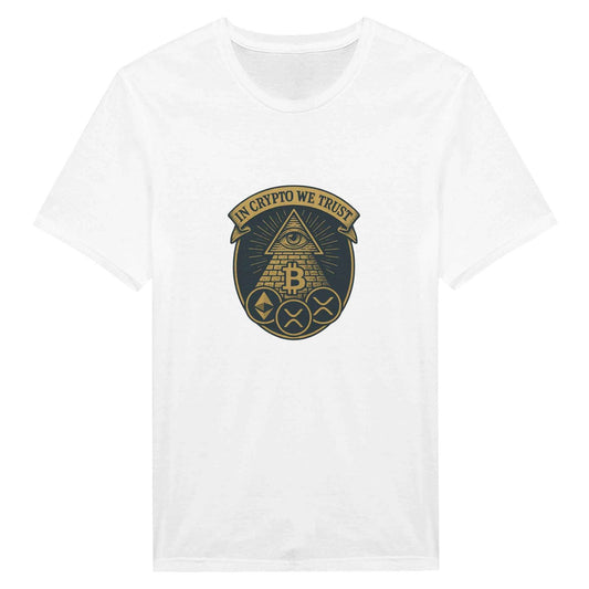 Crypto Illuminati T-Shirt – 'In Crypto We Trust' Eye of Providence Tee