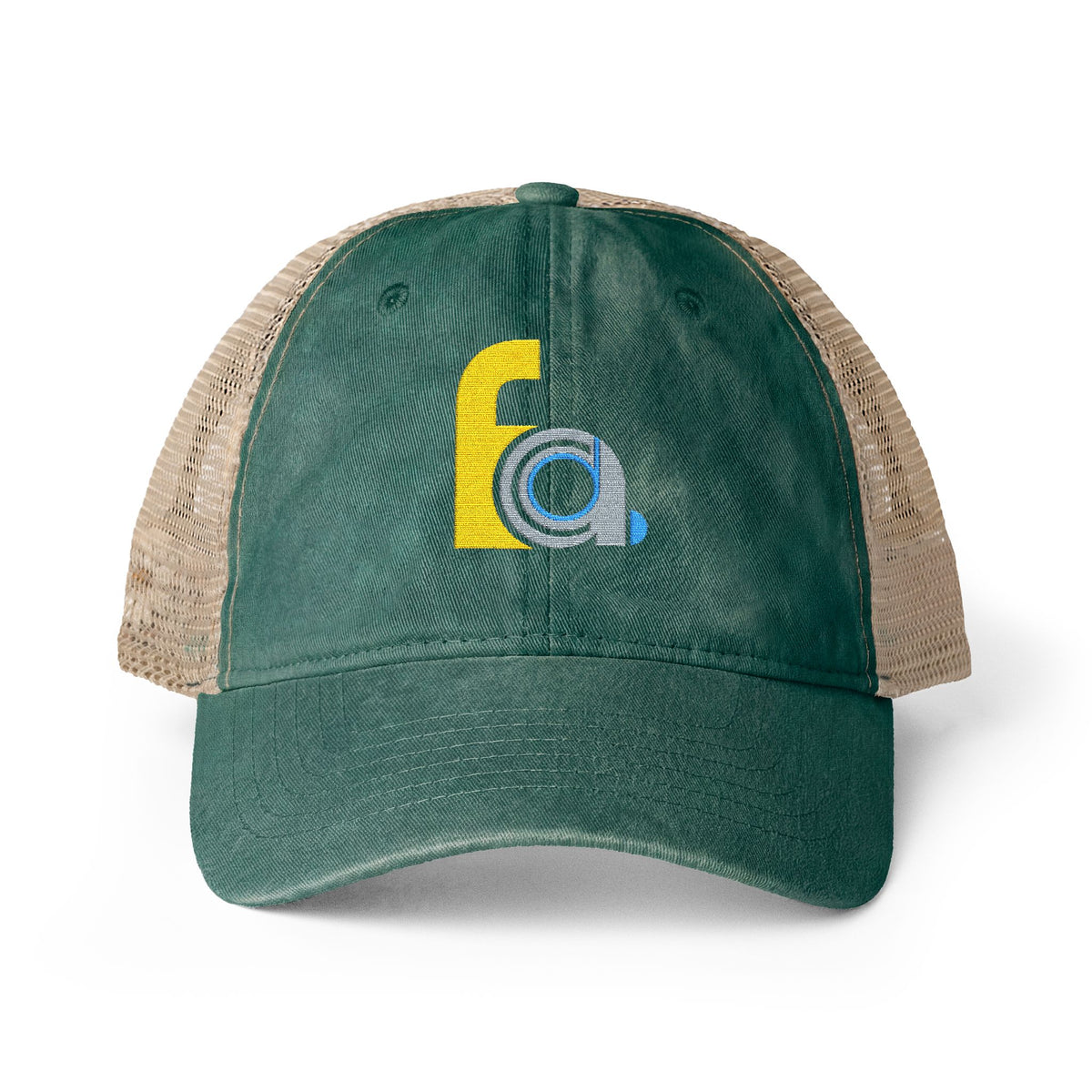 FACD Logo Women’s Embroidered Mesh Hat | Ponytail Cap