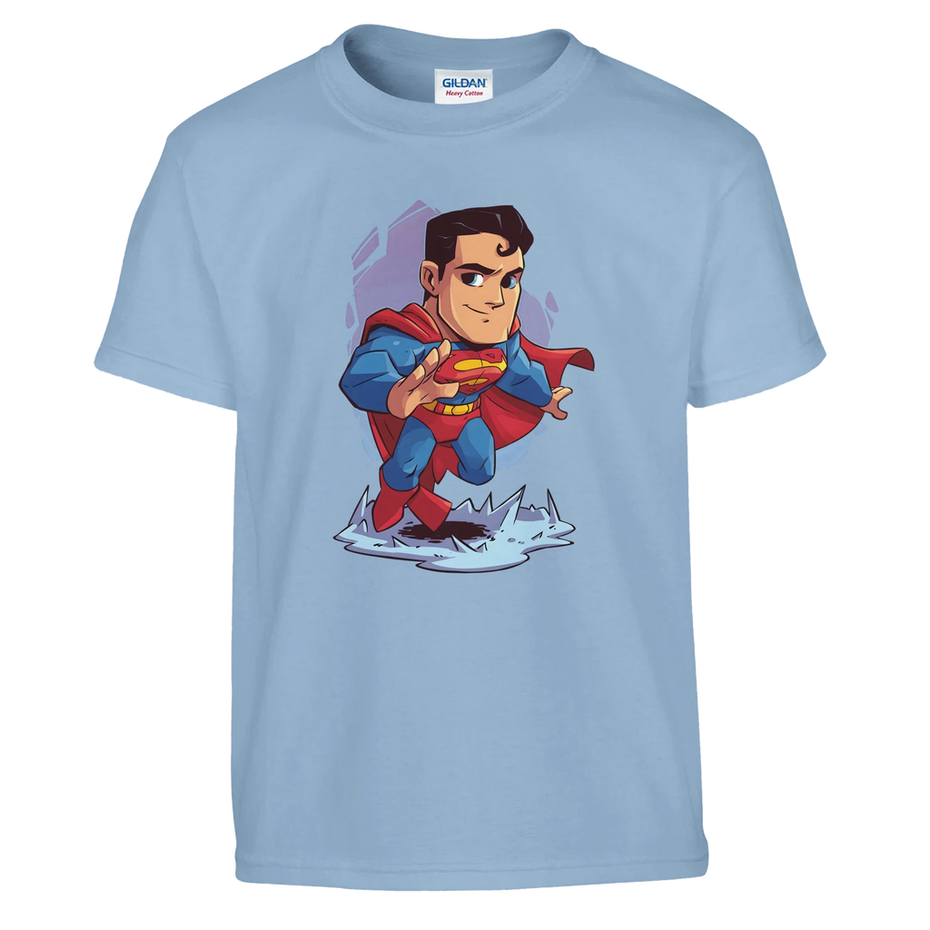 Kids Chibi Superman Inspired T-Shirt