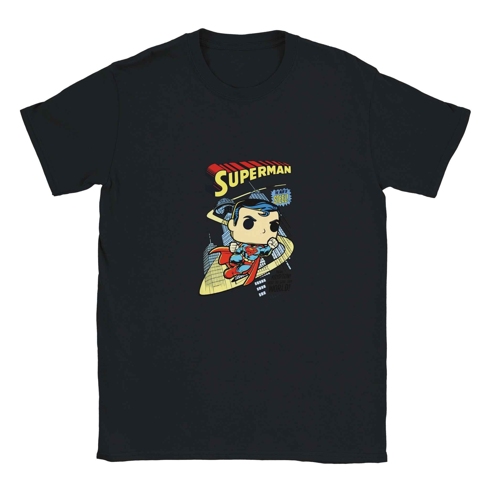 Funko Pop! Superman T-Shirt – Heroic Comic-Inspired Graphic Tee in Multiple Colors