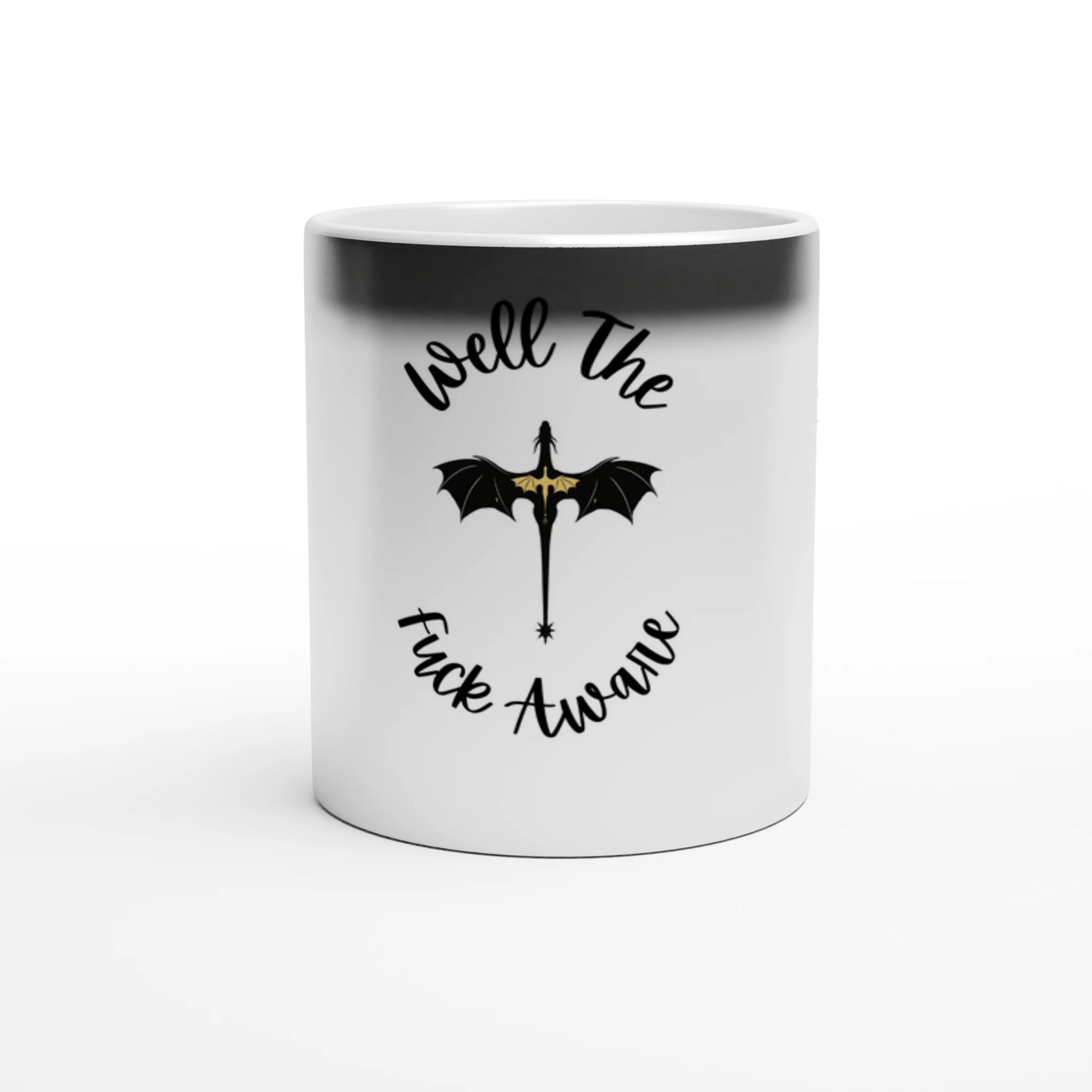 Well The Fuck Aware Color Changing Forth Wing Mug – Forth Wing Magic Mug - F4 Custom Prints