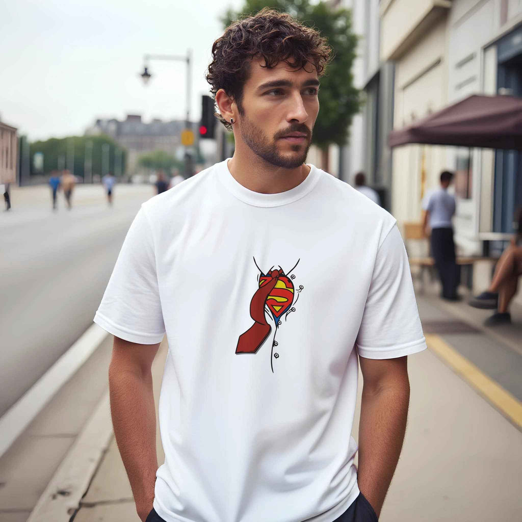 Superman Reveal T-Shirt – Heroic Comic-Inspired Graphic Tee for Everyday Heroes