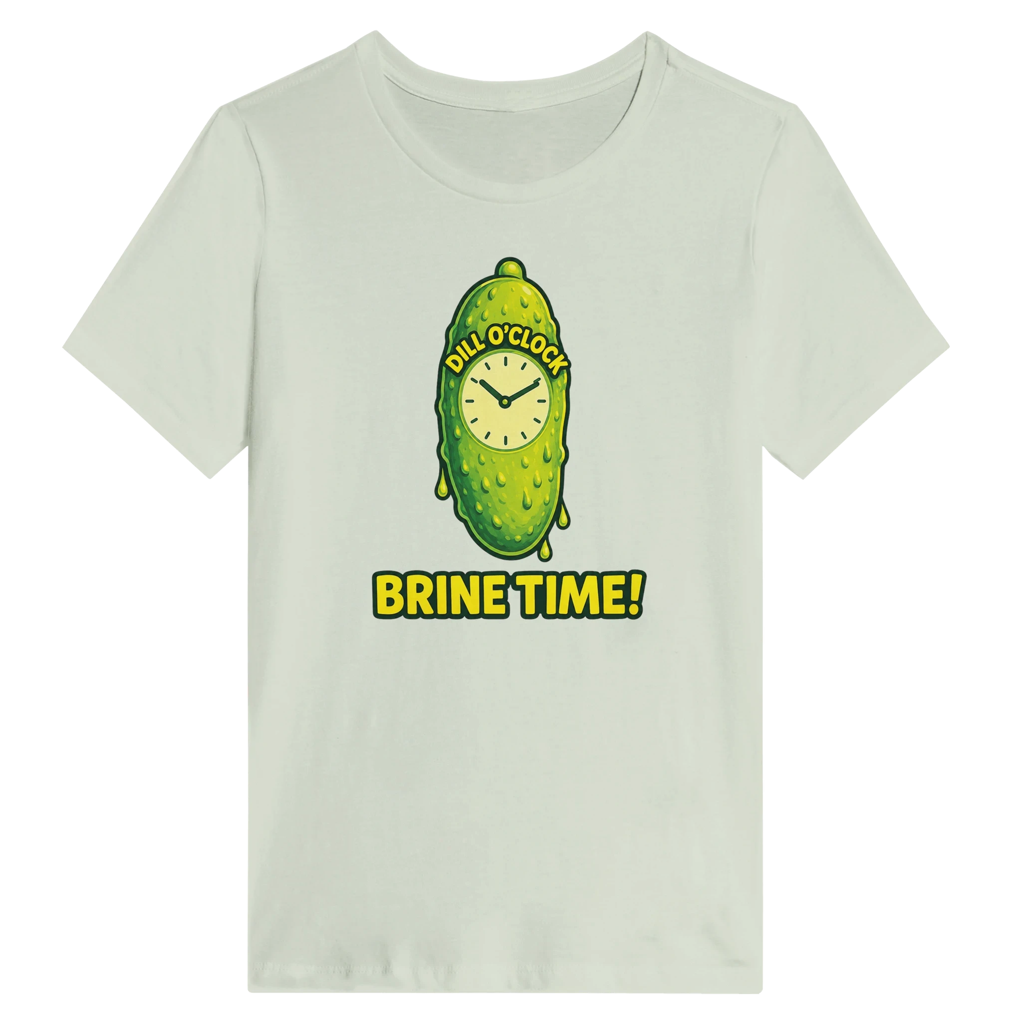 Women’s Dill OClock Brine Time Pickle T-Shirt
