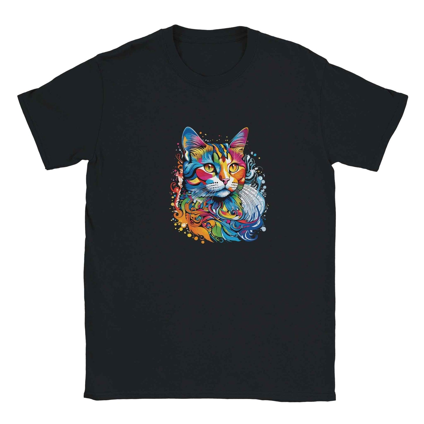 Abstract Art Cat Graphic Tee – Premium Comfort & Bold Style for Everyday Wear