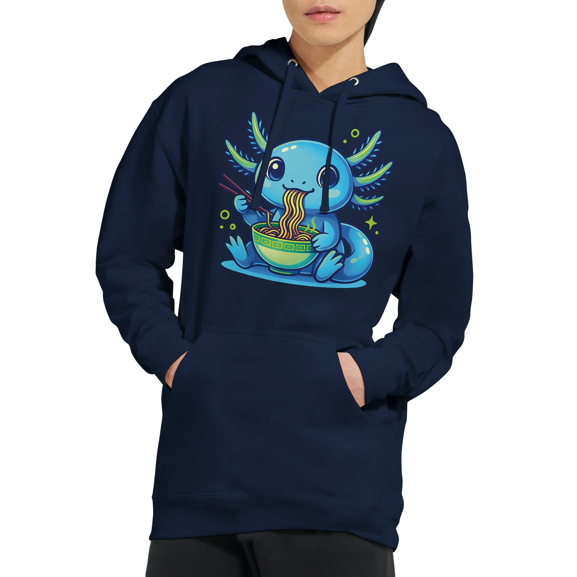 Kawaii Axolotl Ramen Hoodie