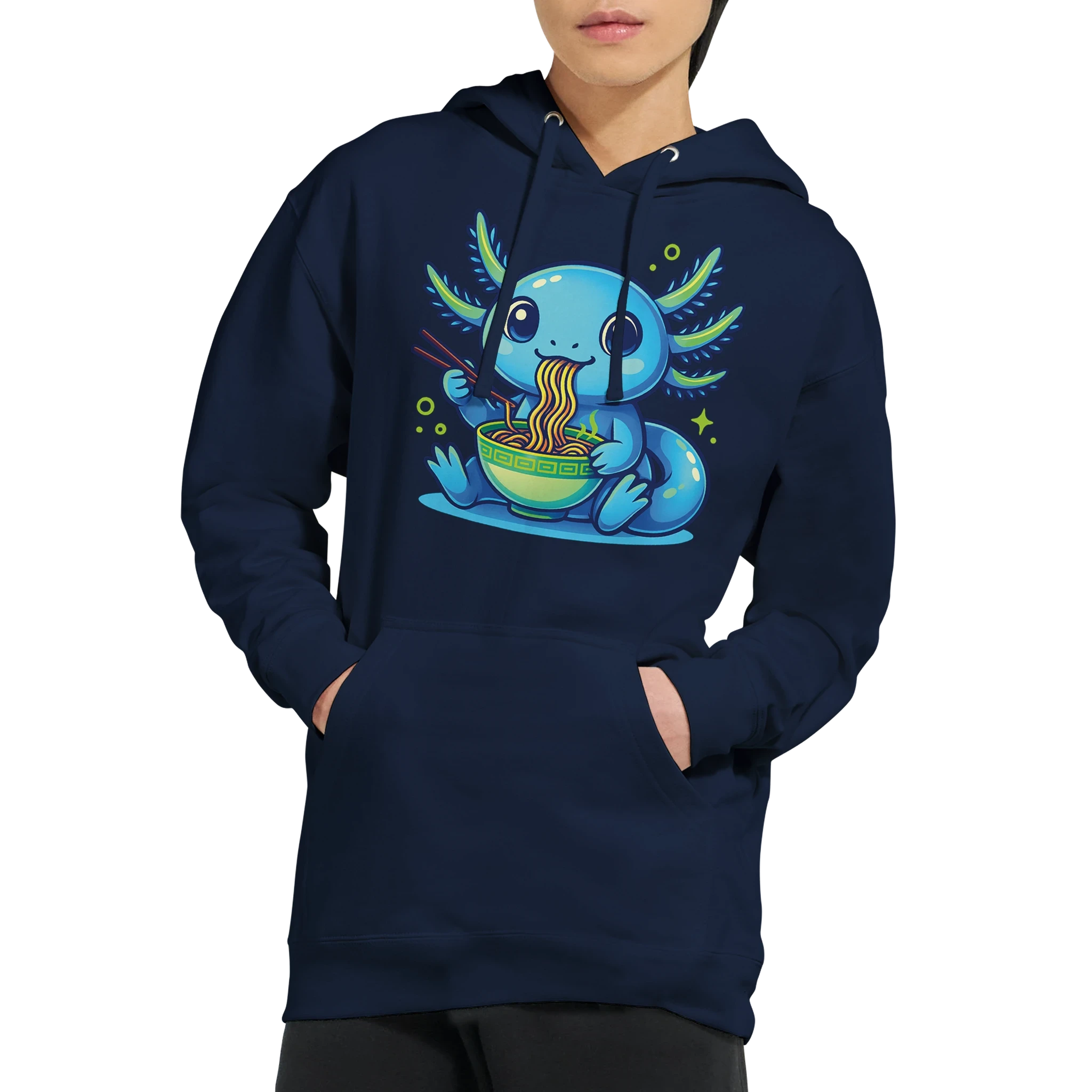Kawaii Axolotl Ramen Hoodie