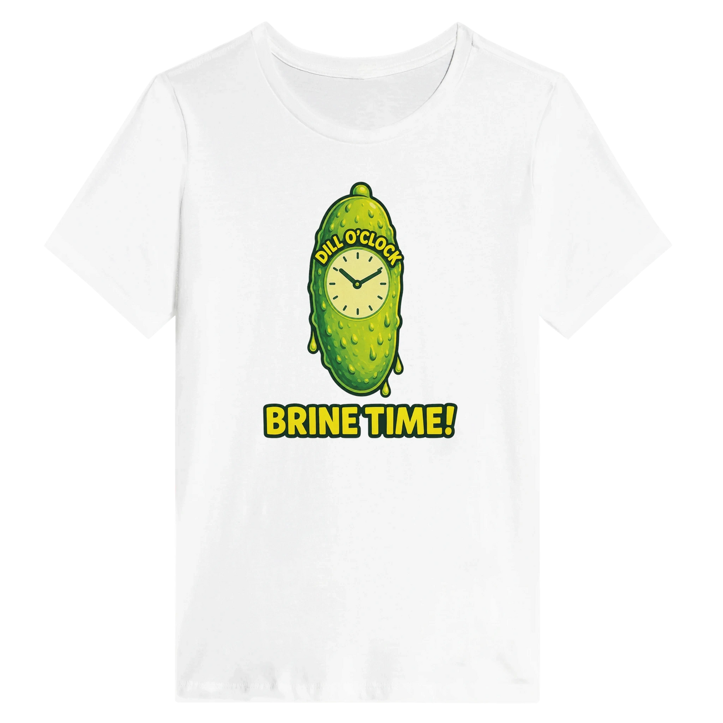 Women’s Dill OClock Brine Time Pickle T-Shirt