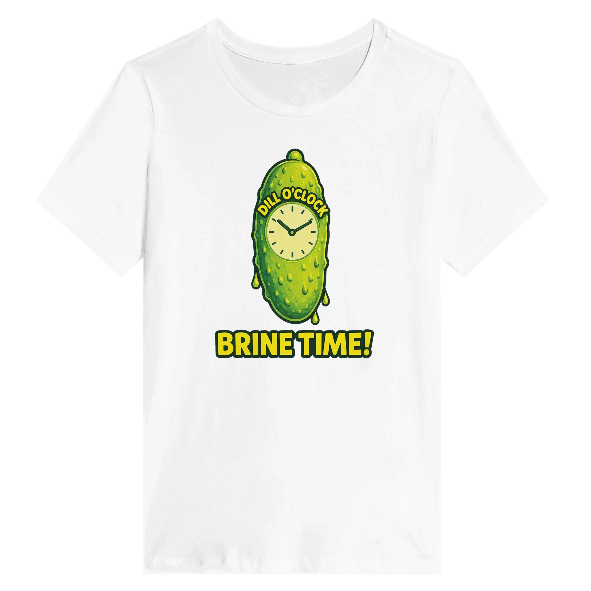 Women’s Dill OClock Brine Time Pickle T-Shirt