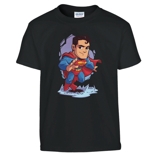 Kids Chibi Superman Inspired T-Shirt