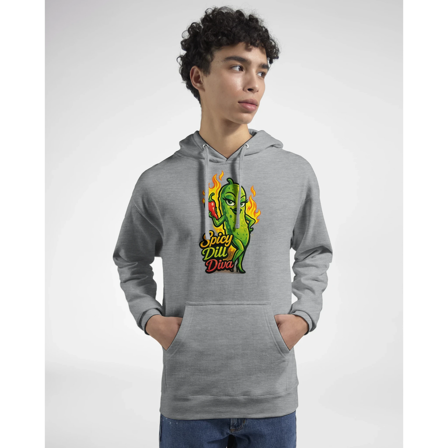 Spicy Dill Diva Pickle Hoodie