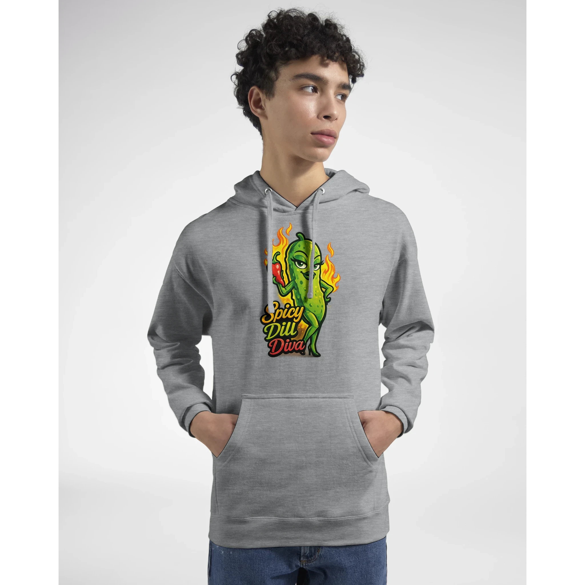 Spicy Dill Diva Pickle Hoodie