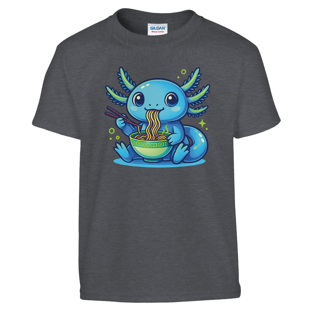 Kids Kawaii Axolotl Ramen T-Shirt
