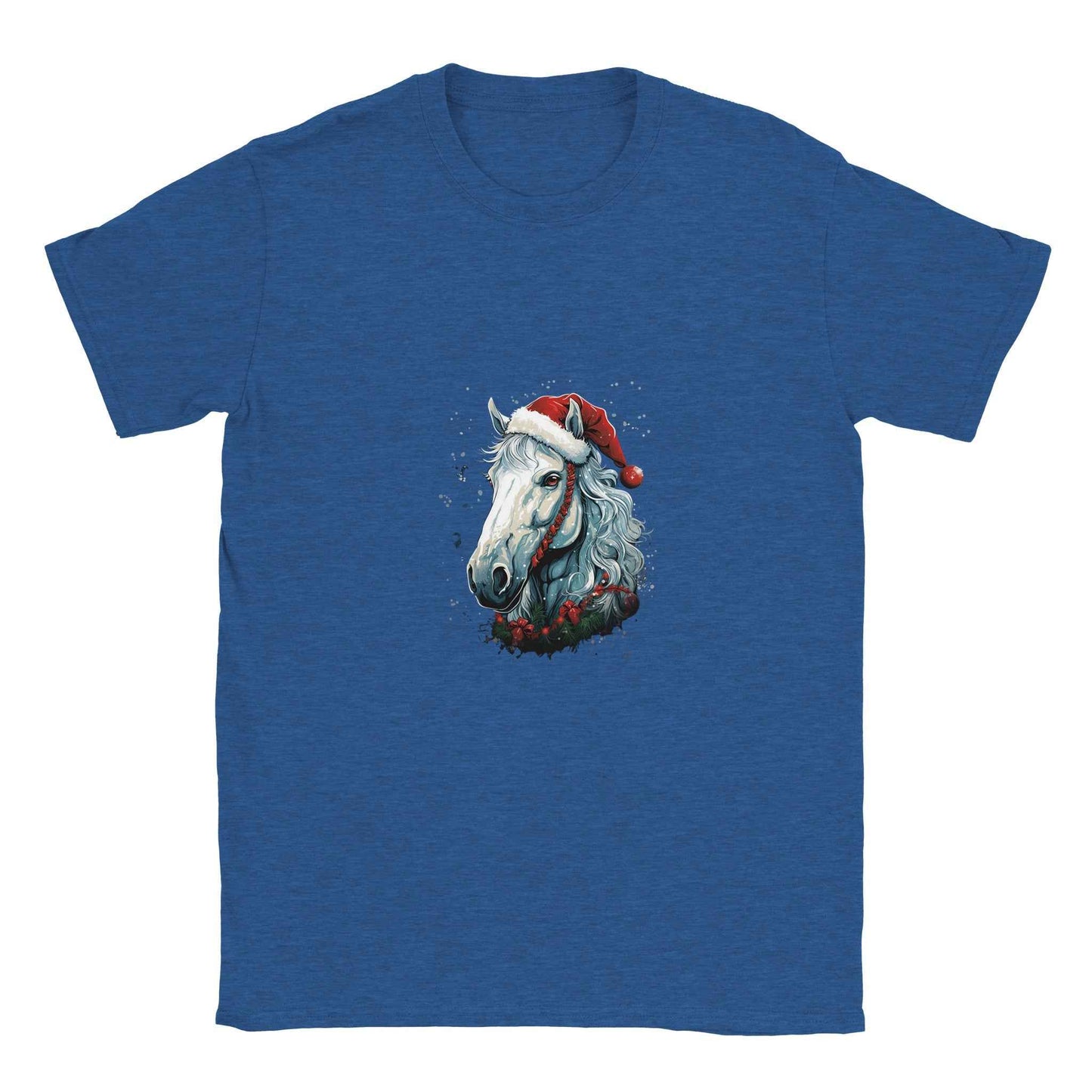 Winter Stallion Holiday Tee – Festive Horse Christmas Graphic Shirt