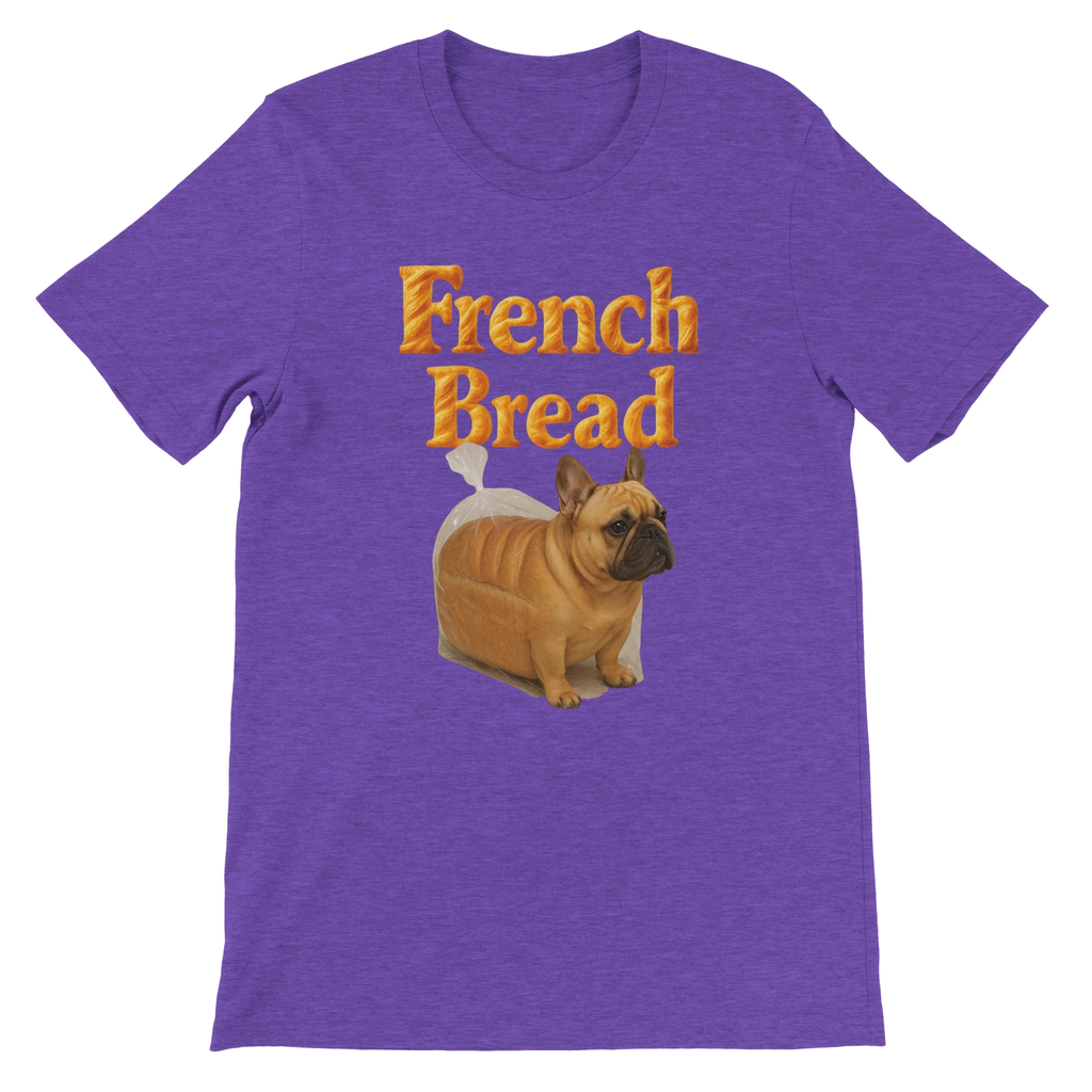 Funny French Bread Bulldog T-Shirt