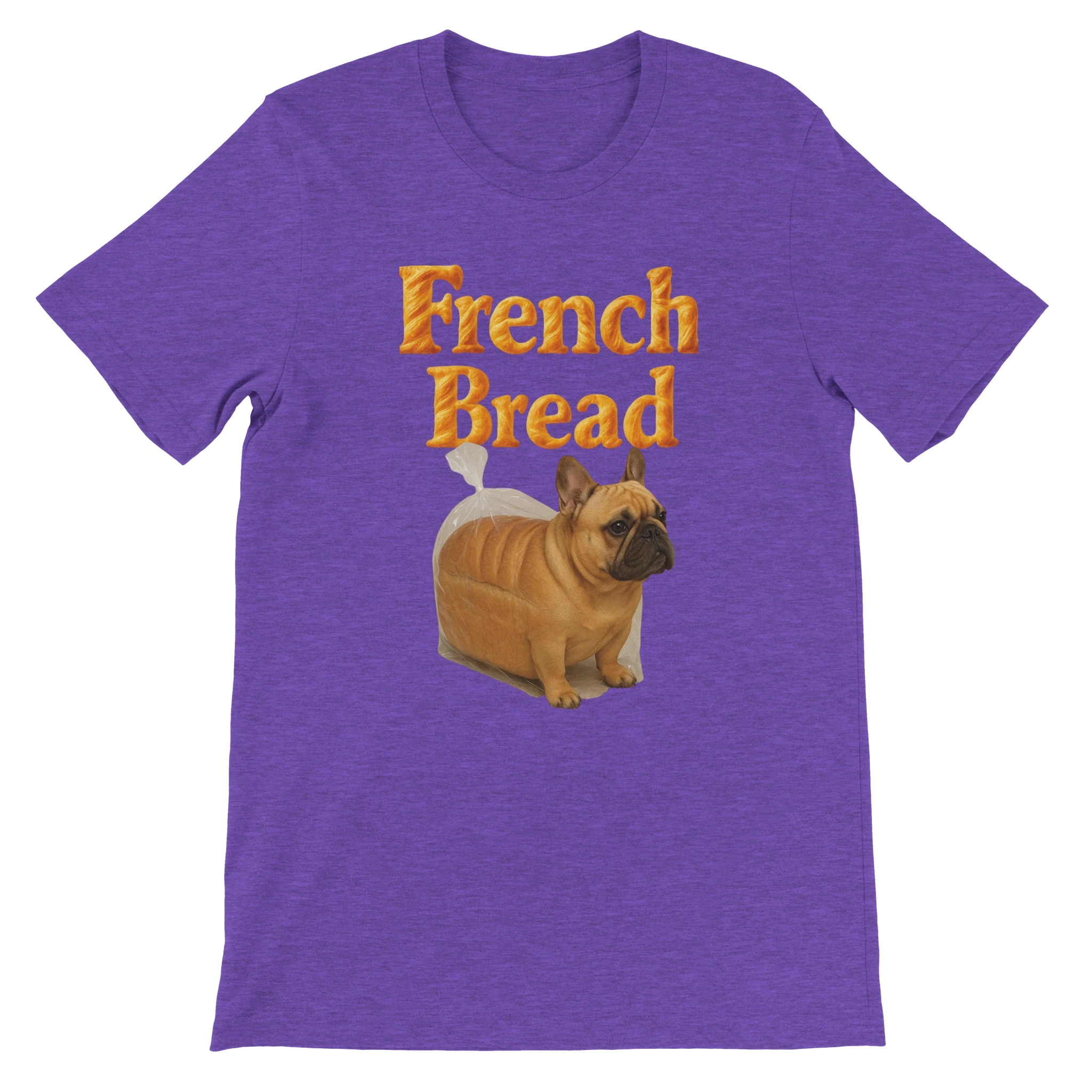 Funny French Bread Bulldog T-Shirt