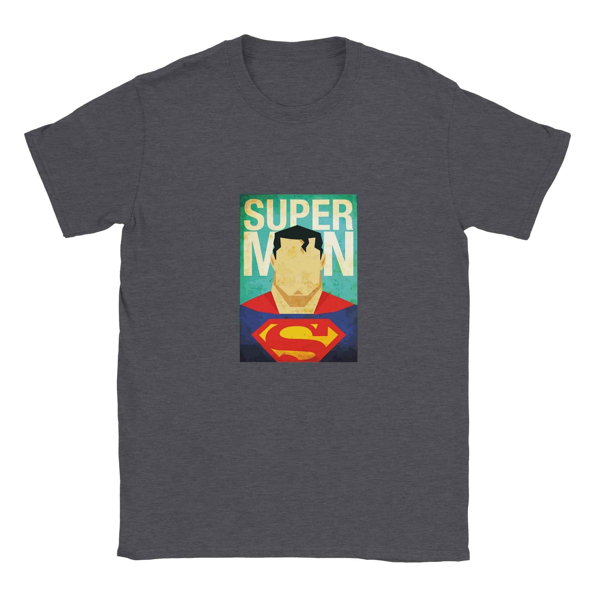 Retro Superman T-Shirt – Heroic Comic-Inspired Graphic Tee in Vibrant Hues