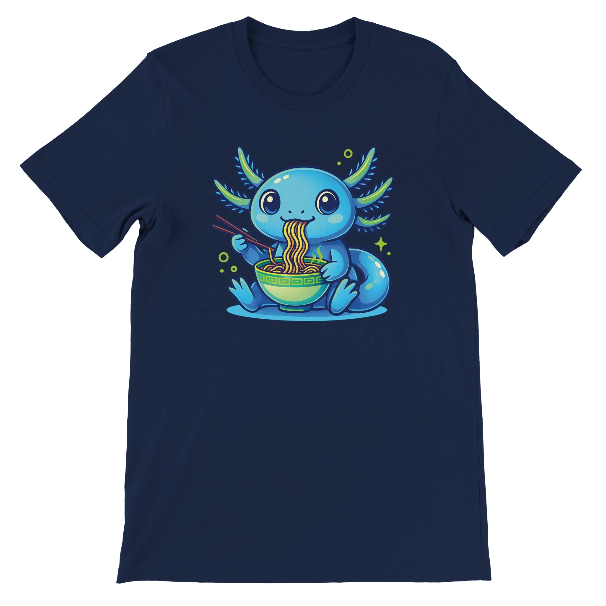 Kawaii Axolotl Ramen T-Shirt
