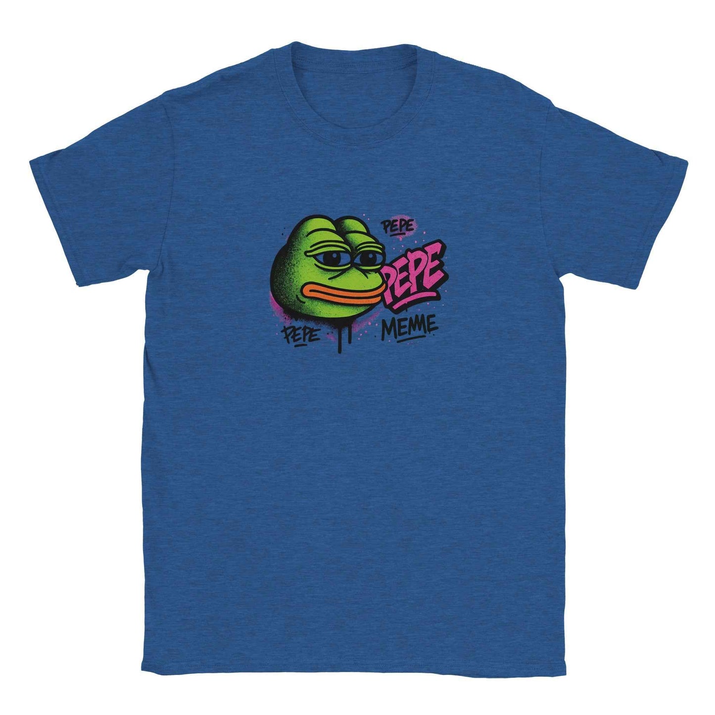 PEPE T-Shirt – Retro Arcade Frog Vibe in Neon Pink & Green