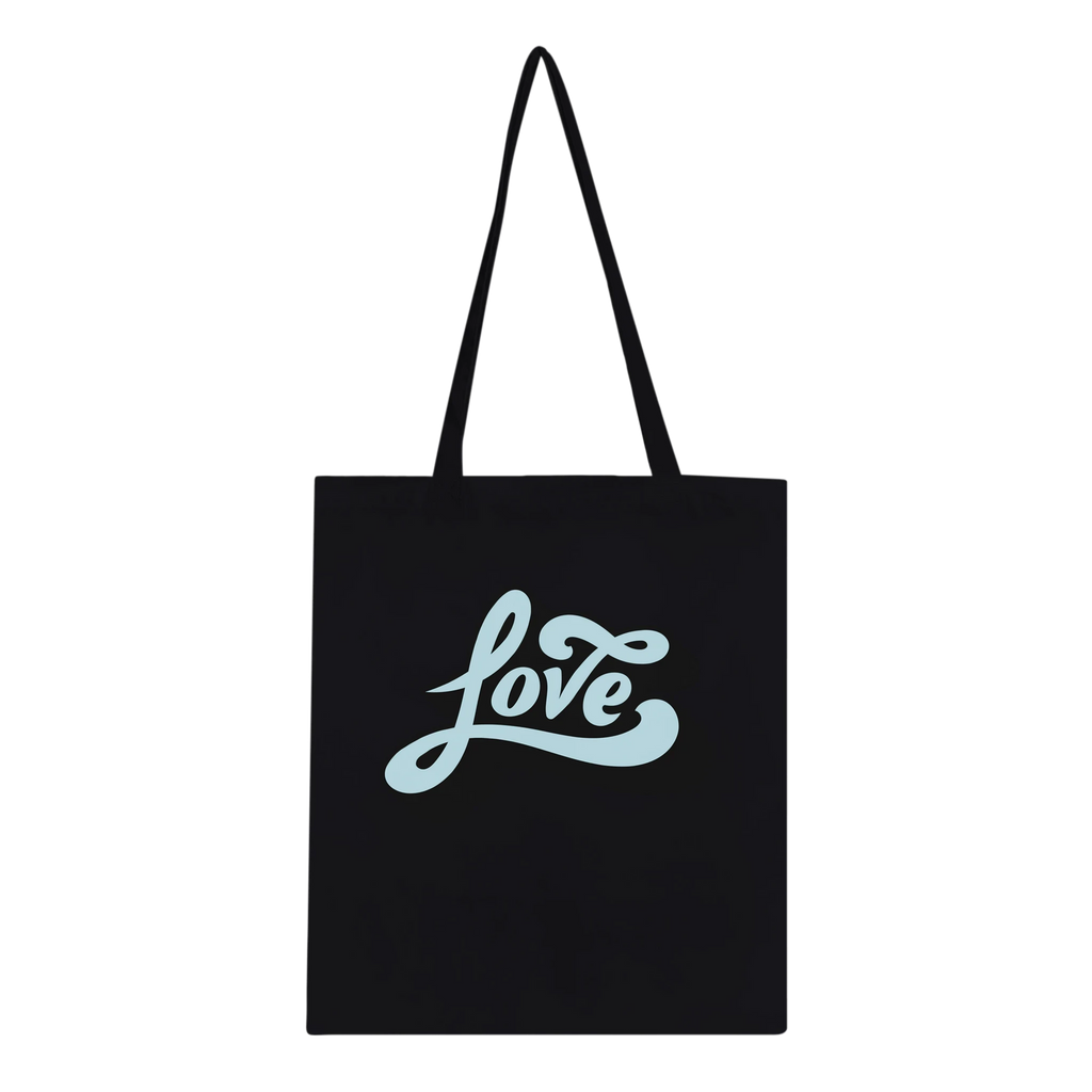 Love Script Tote Bag