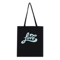 Love Script Tote Bag