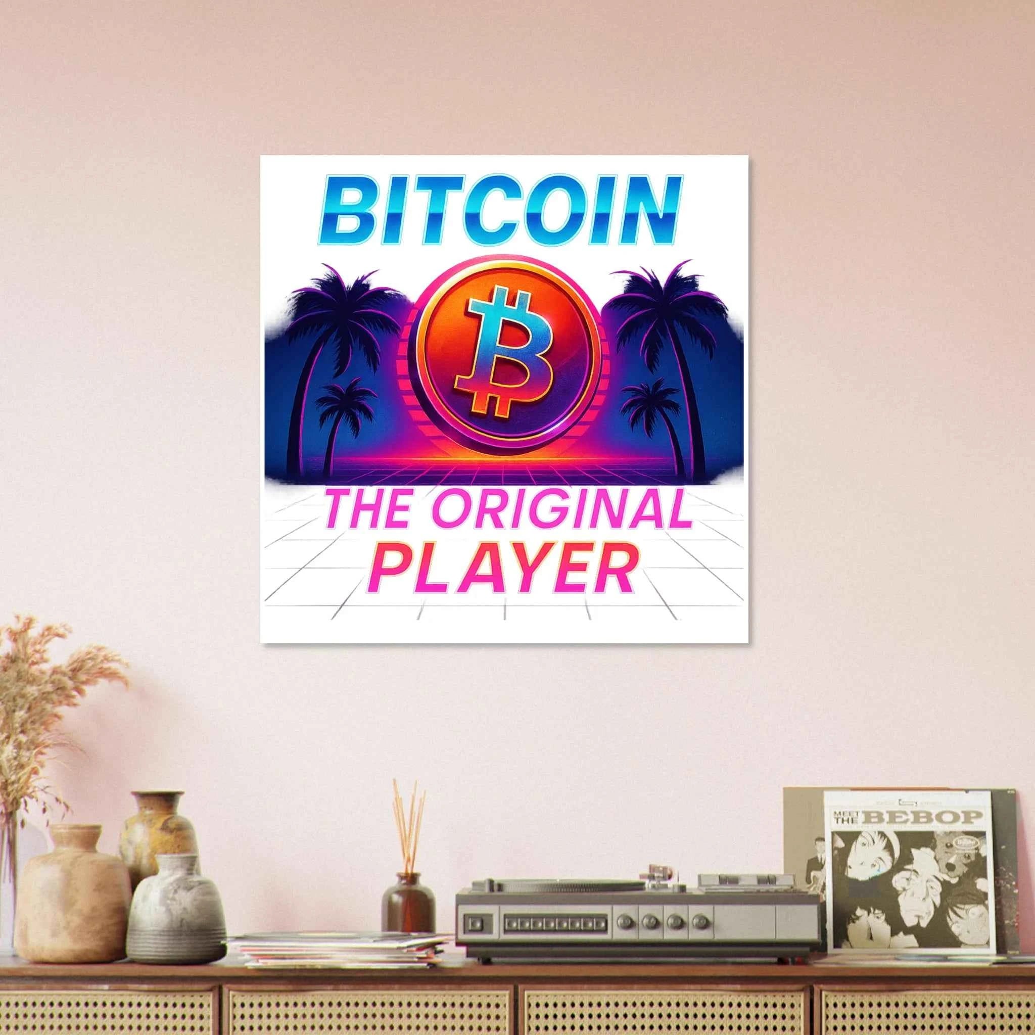 Bitcoin Original Player Fine Art Poster