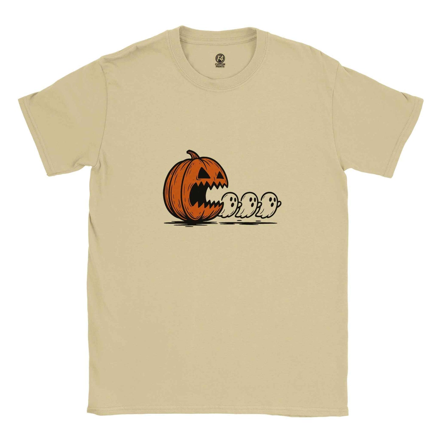 Chomped by the Pumpkin Halloween T-Shirt – Funny Halloween Tee - F4 Custom Prints