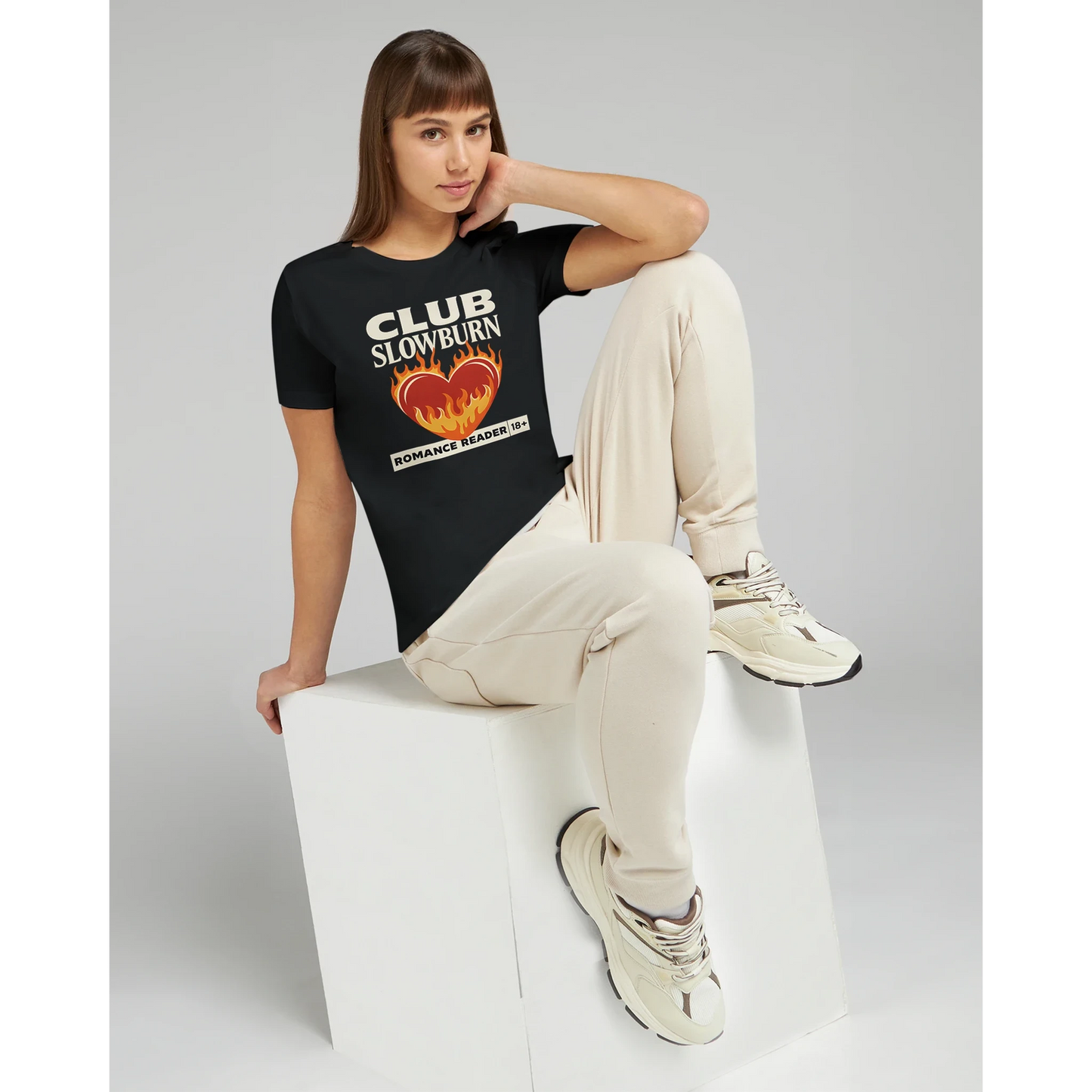 Women’s Slowburn Romance Reader T-Shirt