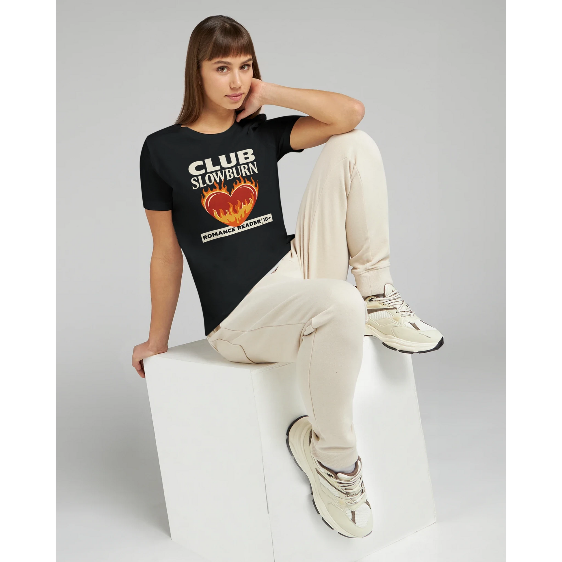 Women’s Slowburn Romance Reader T-Shirt