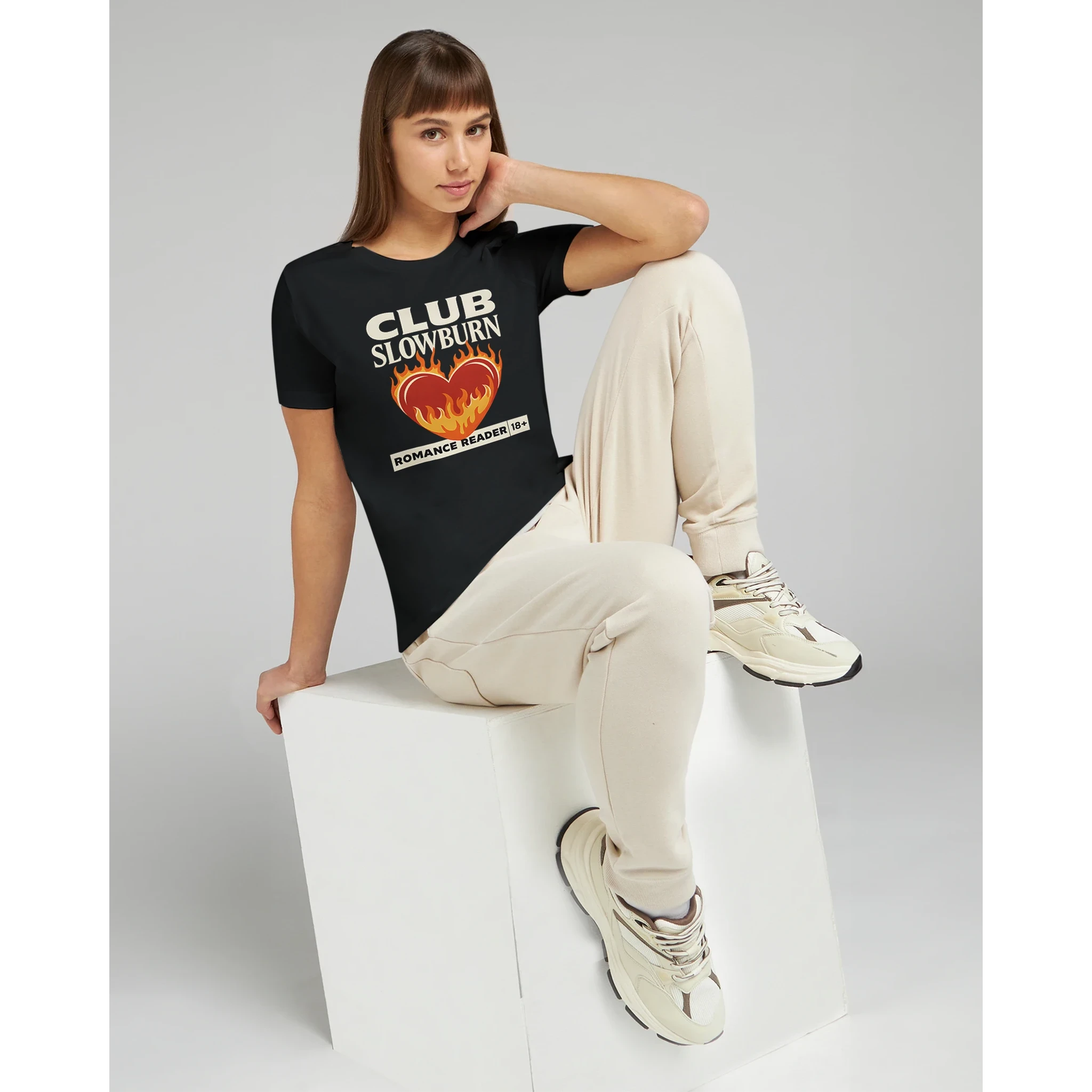 Women’s Slowburn Romance Reader T-Shirt