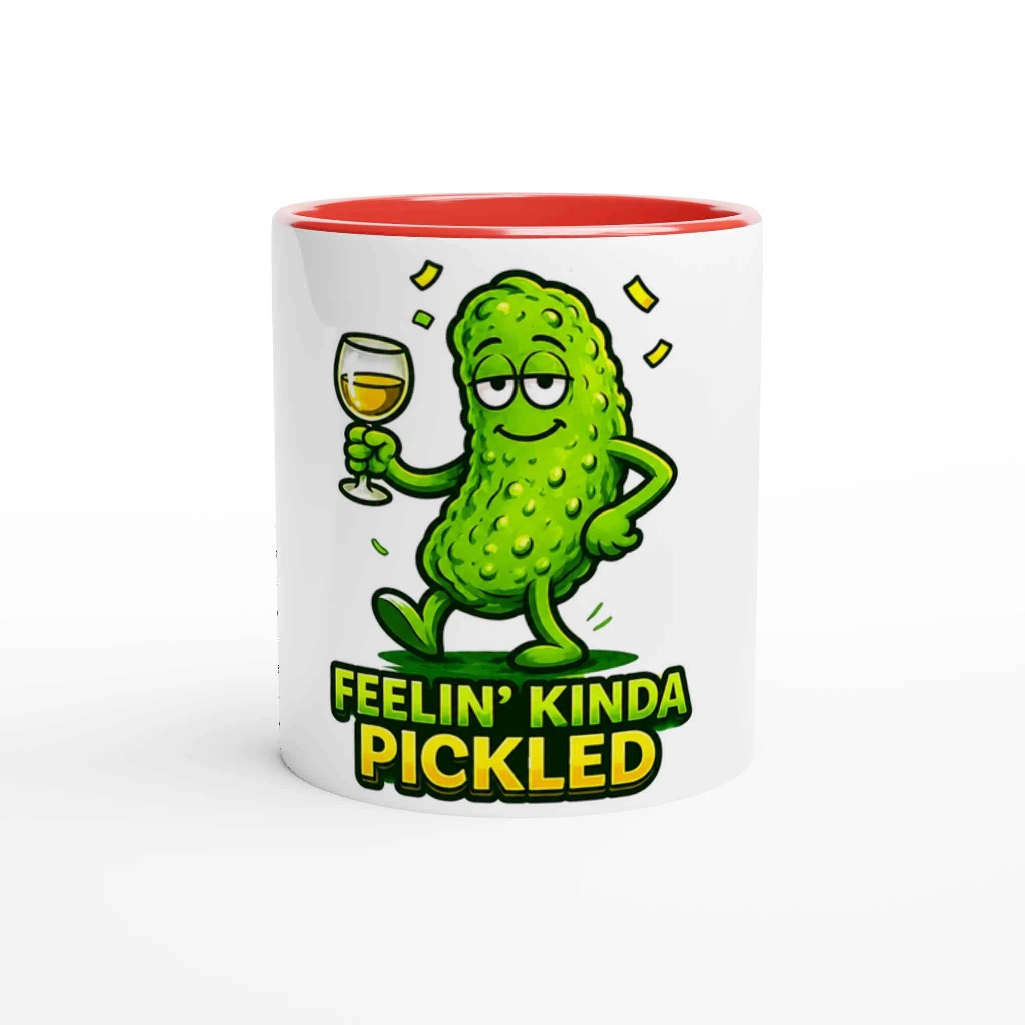 Feelin Kinda Pickled 11oz Coffee Mug with Color Inside