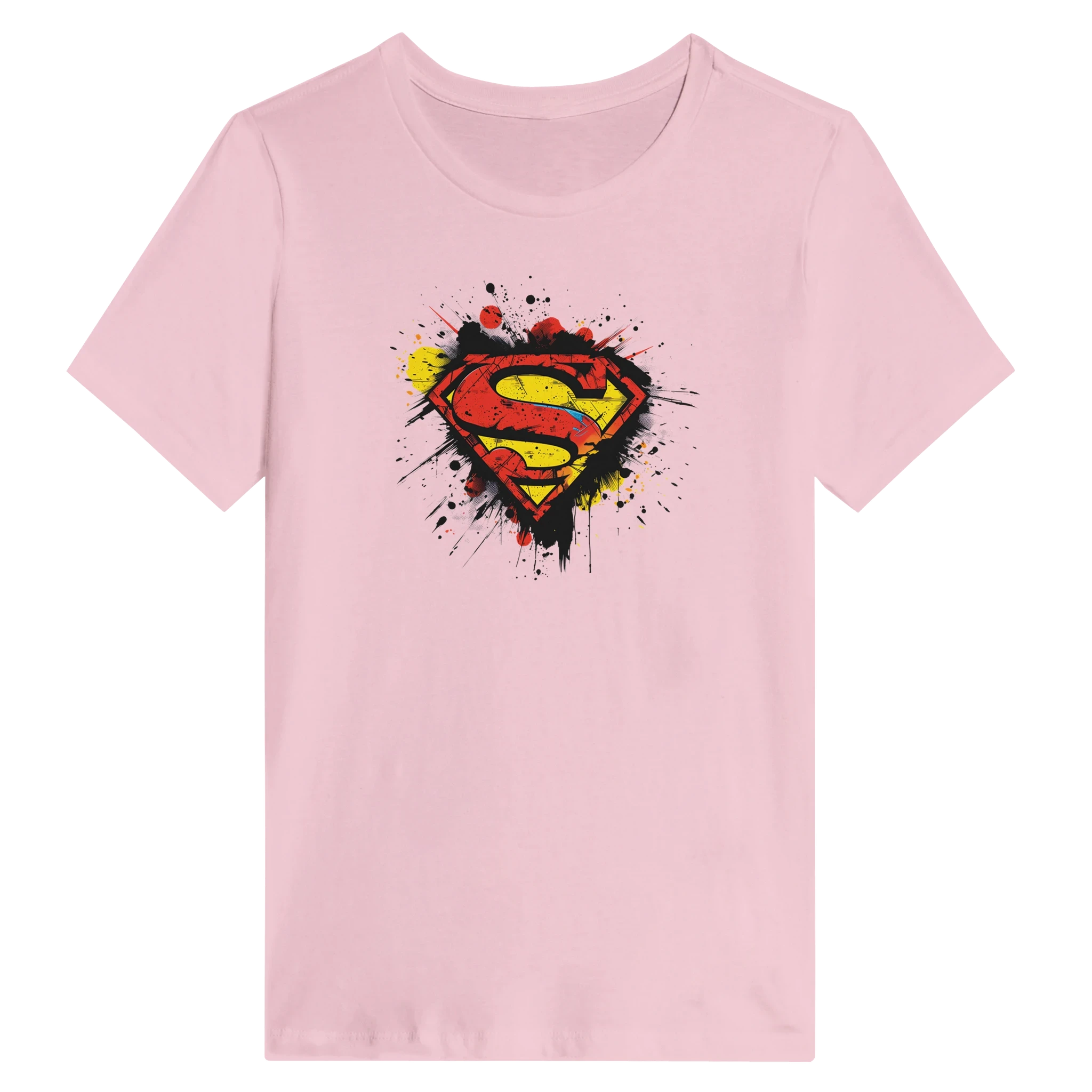 Women’s Superman Splatter Shield T-Shirt