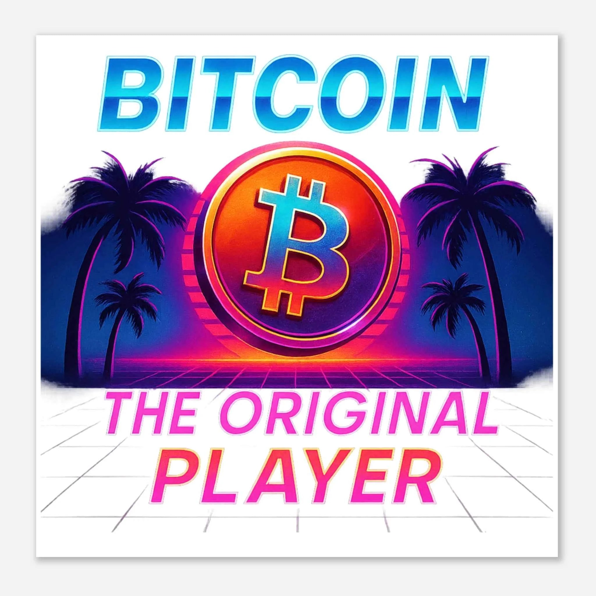 Bitcoin Original Player Fine Art Poster