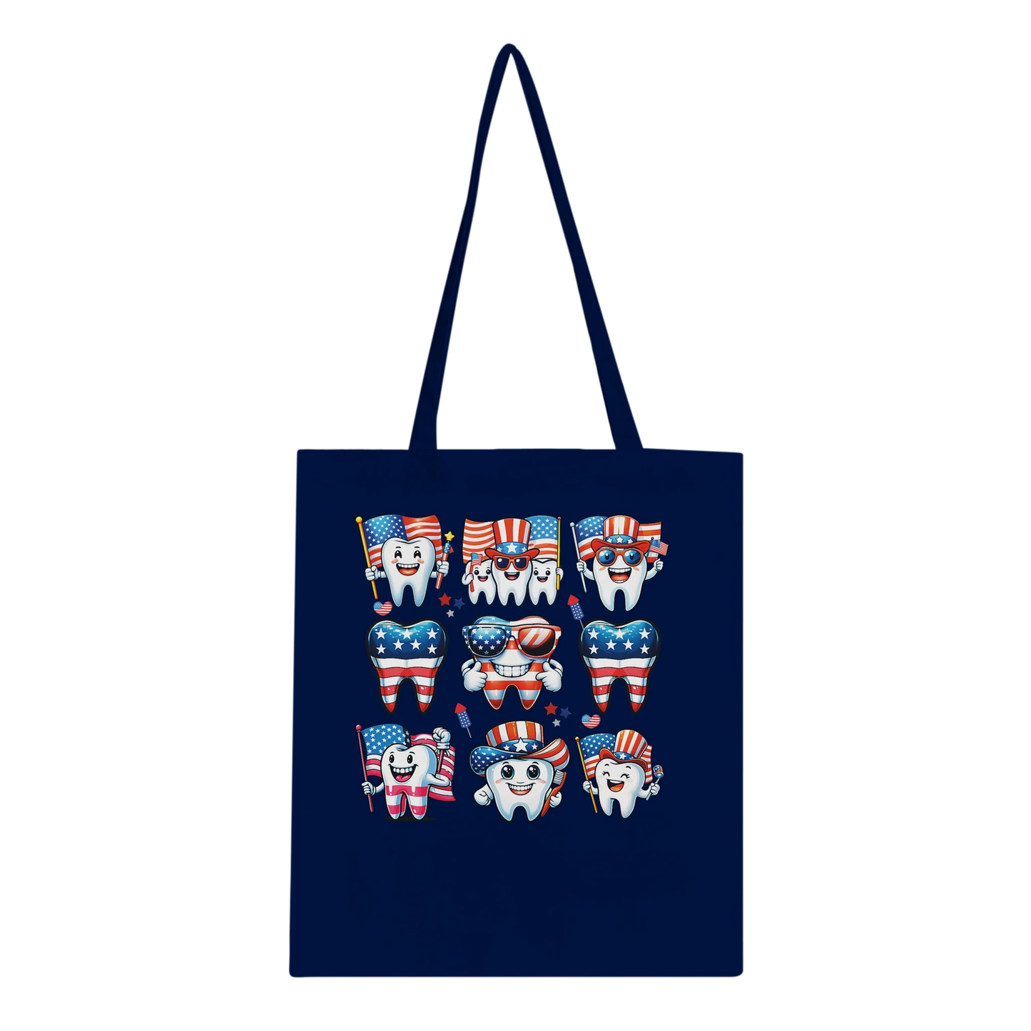 Personalized Dental 4th of July Tote Bag