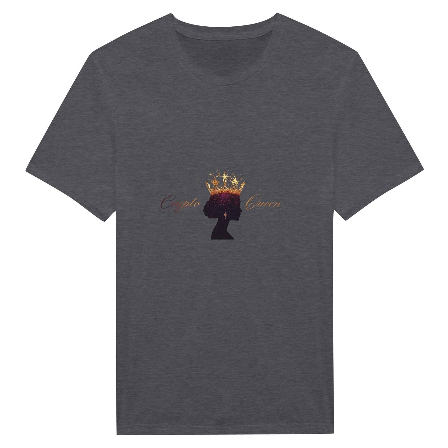 Crypto Queen T-Shirt – Majestic Galaxy Crown Graphic Tee for Her