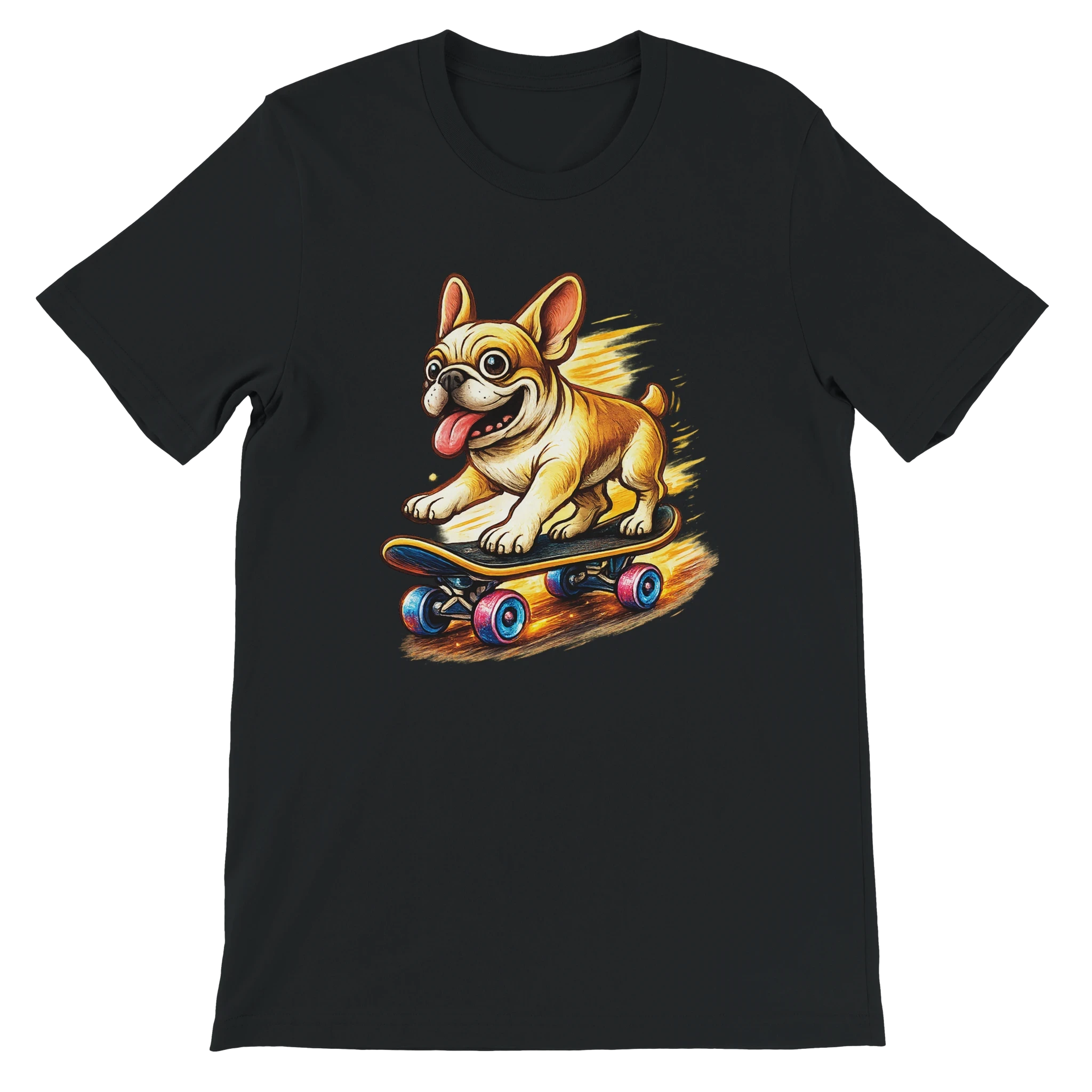 Skater Frenchie T-Shirt