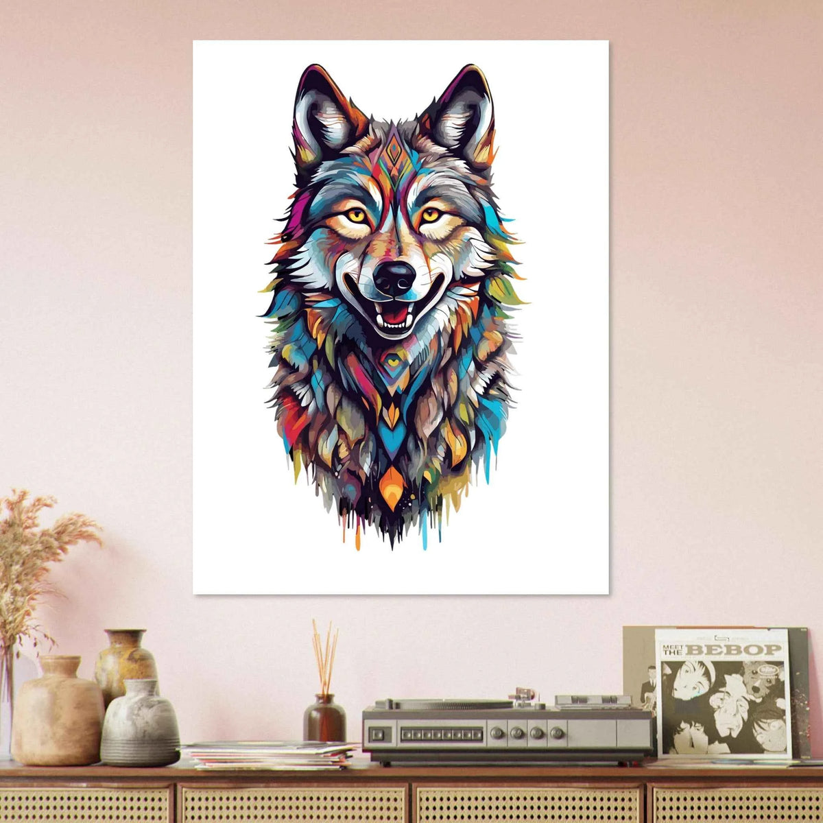 Cosmic Wolf Fine Art Poster