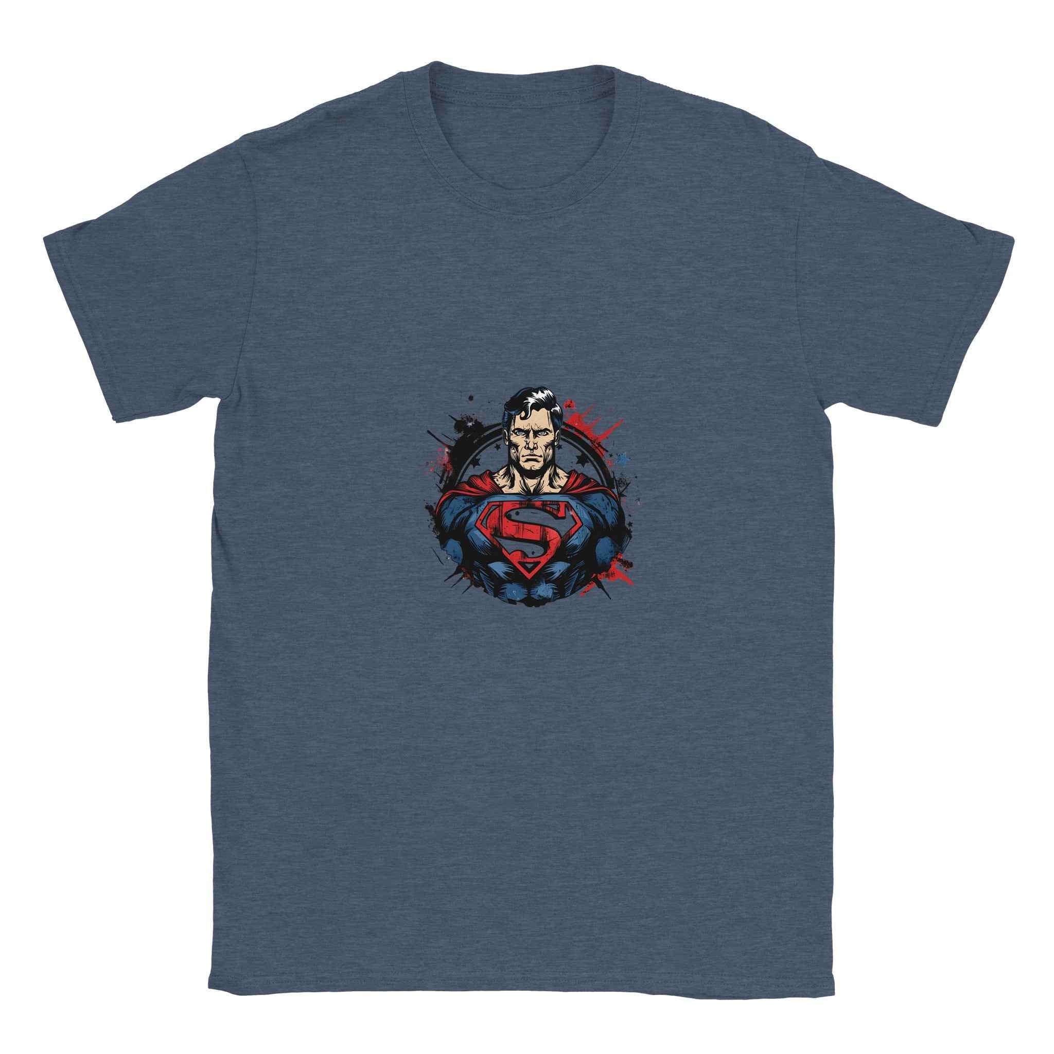 Man of Steel 'S' T-Shirt – Heroic Comic-Inspired Graphic Tee in Your Choice of 10 Dynamic Colors