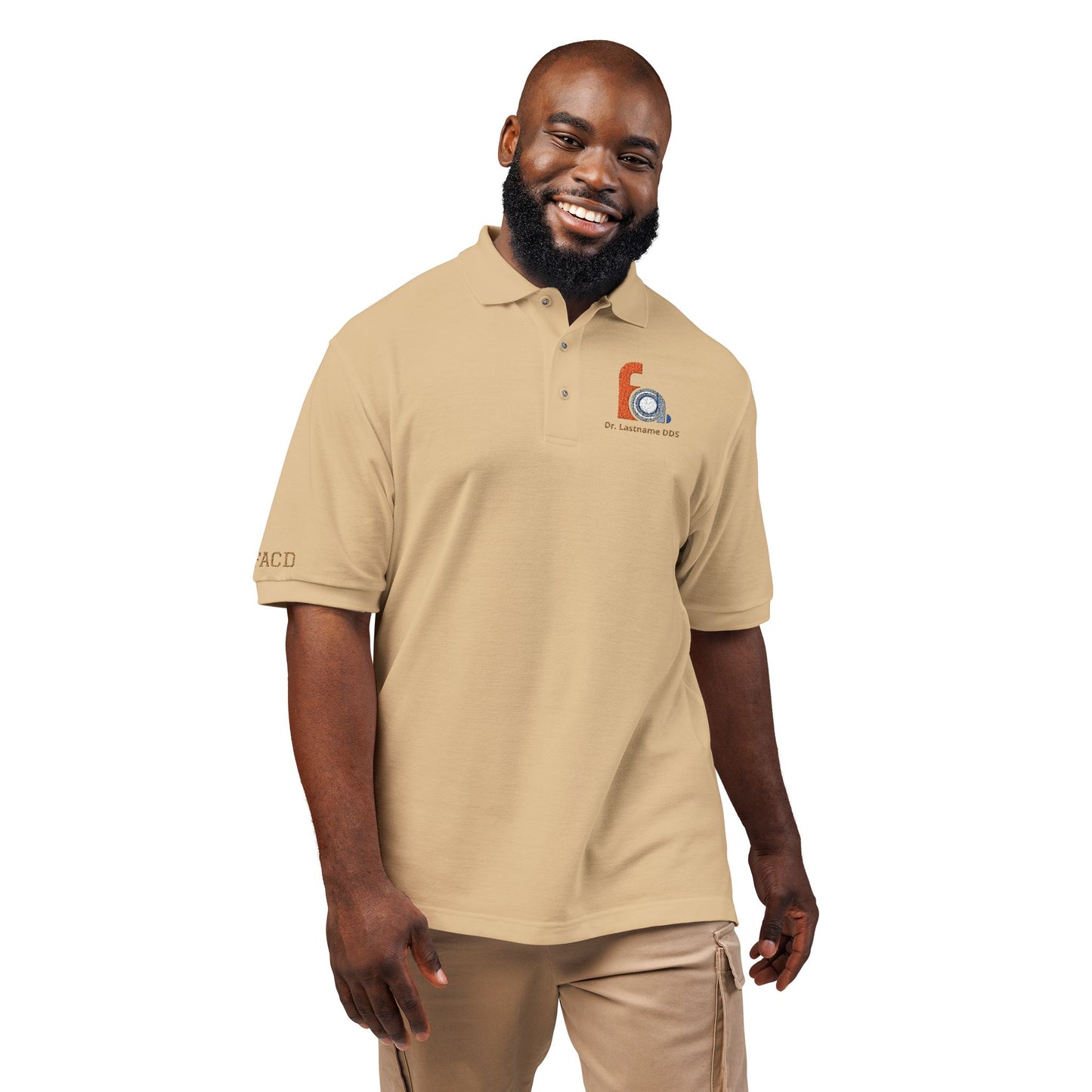 FACD Personalized Embroidered Polo | Custom Name Logo Shirt
