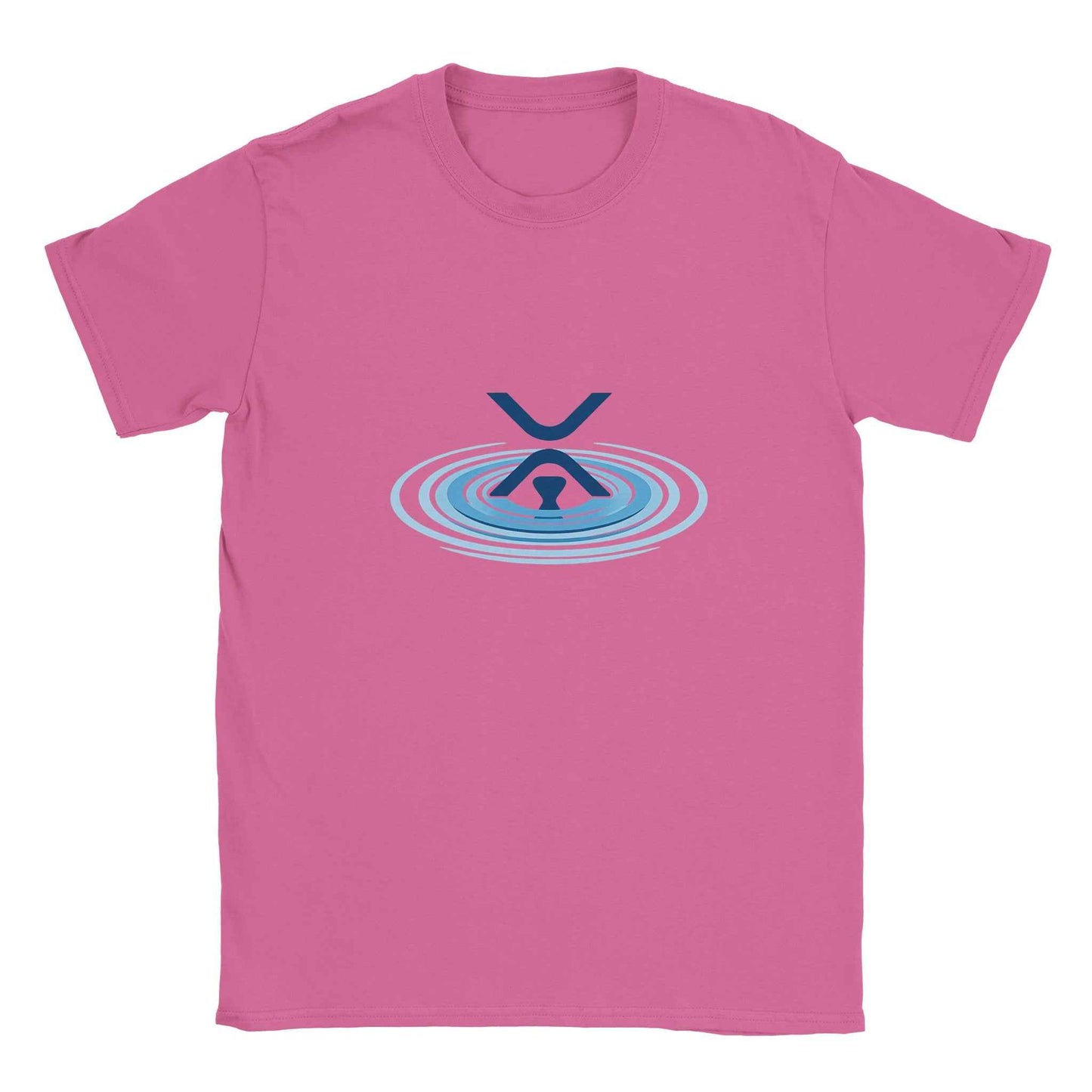 XRP Ripple T-Shirt – Ripple Effect Crypto Design in Your Choice of Eleven Shades