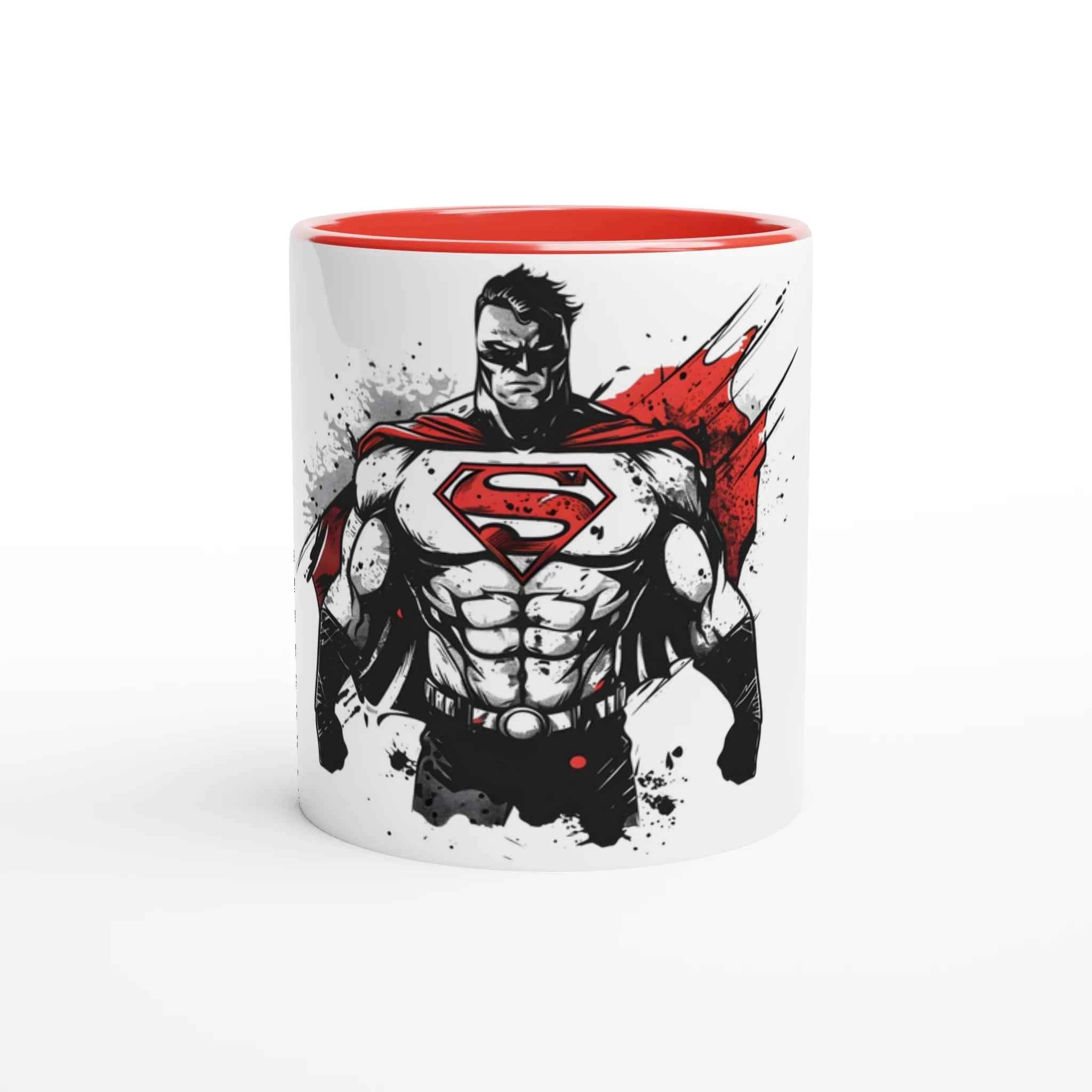 Shadow Superman 11oz Coffee Mug with Color Inside