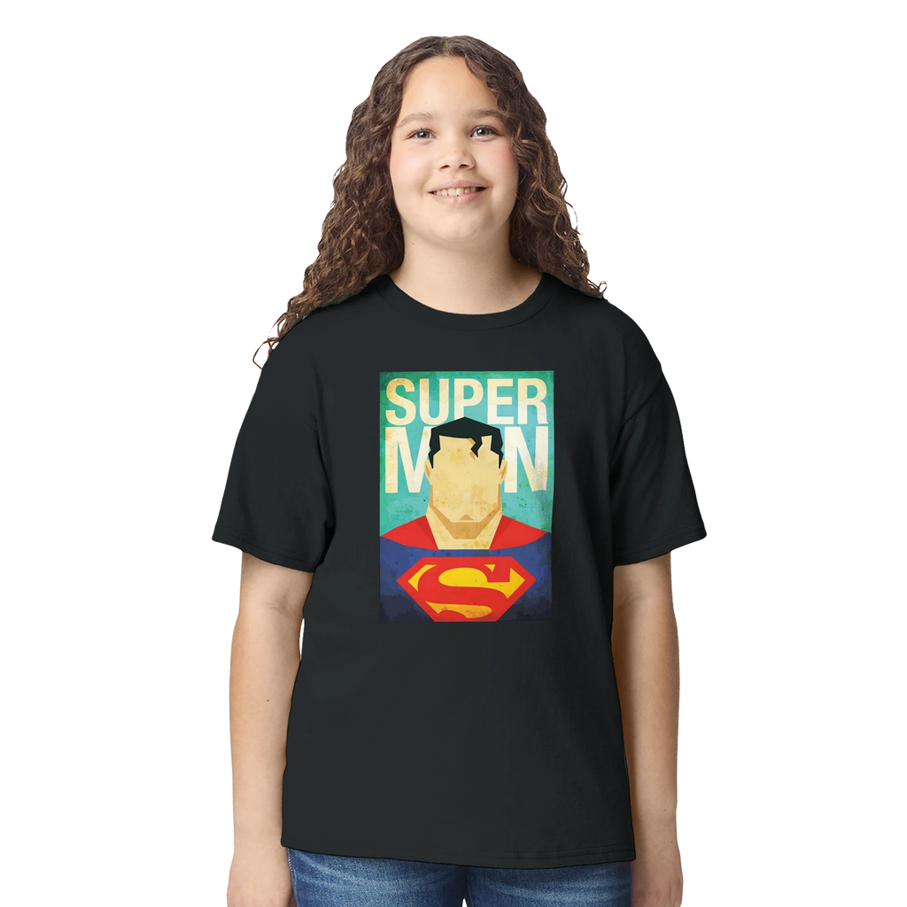 Kids Retro Superman Inspired T-Shirt