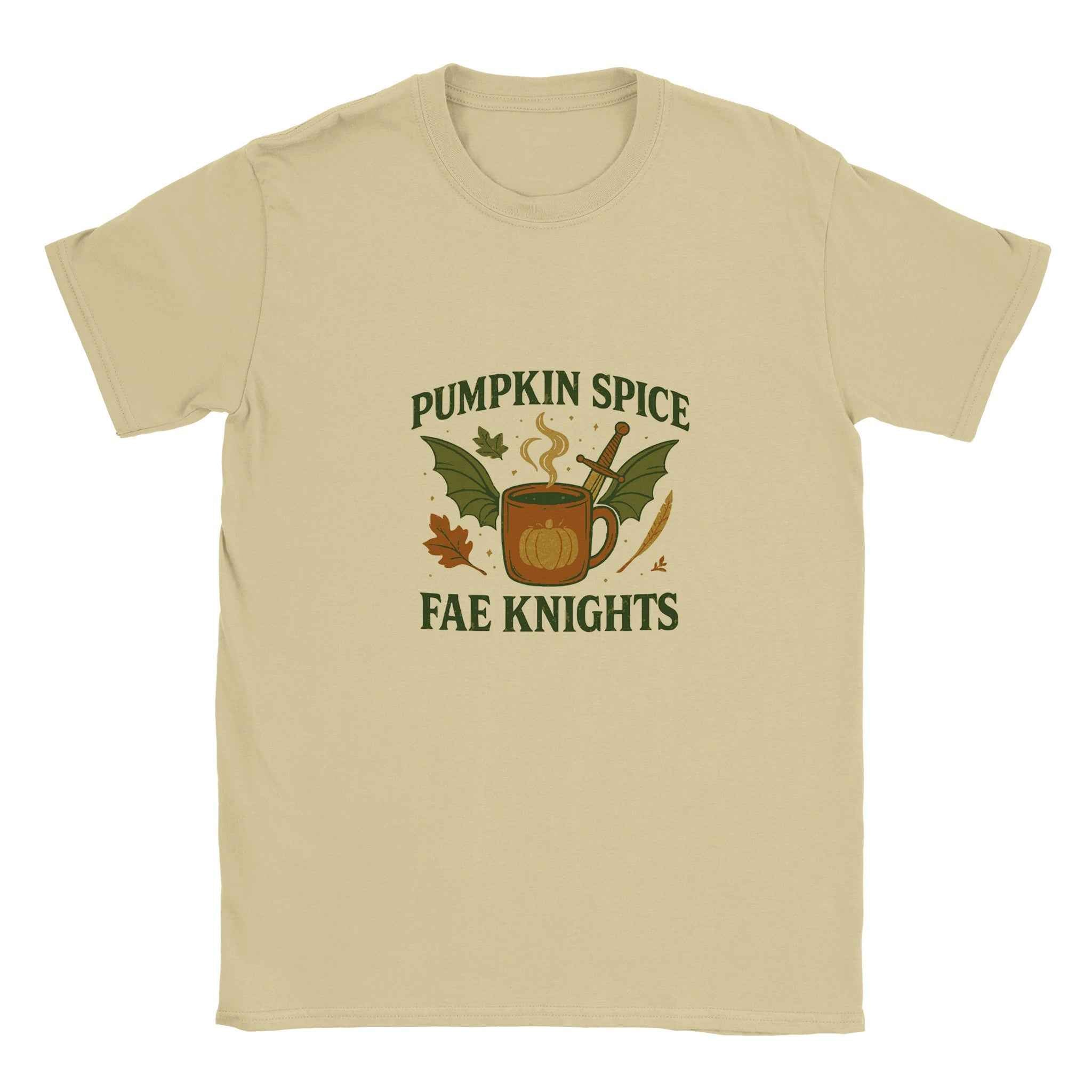 Pumpkin Spice Fae Knights T-Shirt – Fantasy Fall Bookish Tee