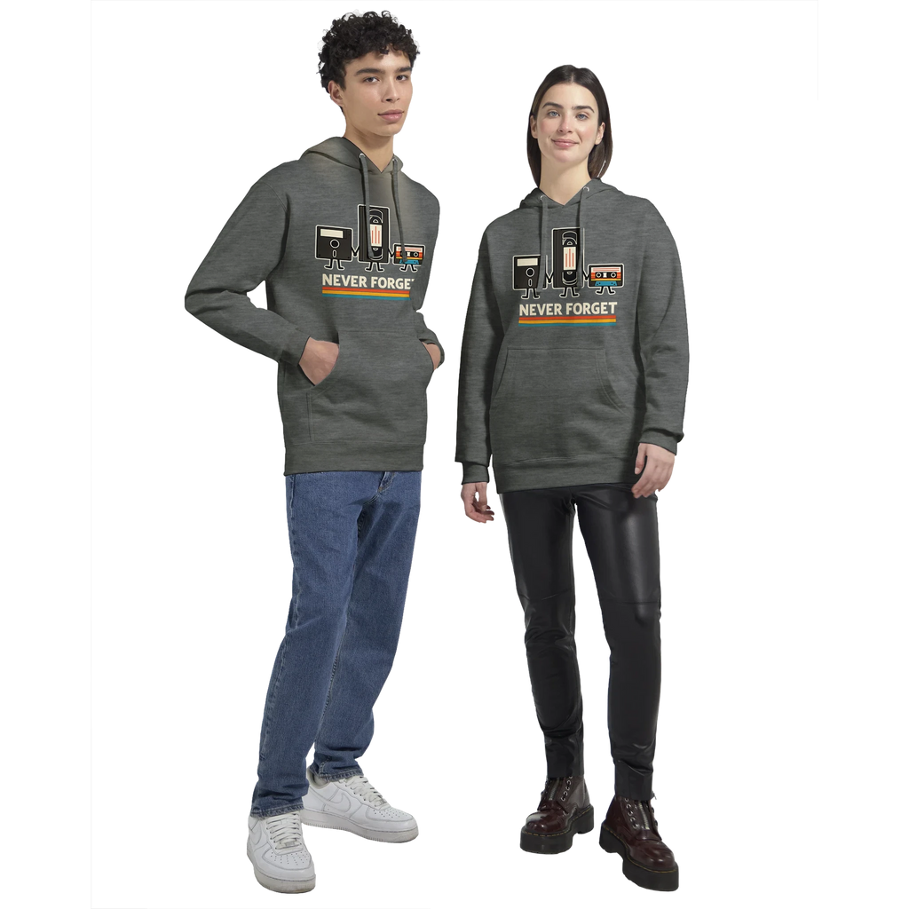 Retro Tech Squad Never Forget Hoodie