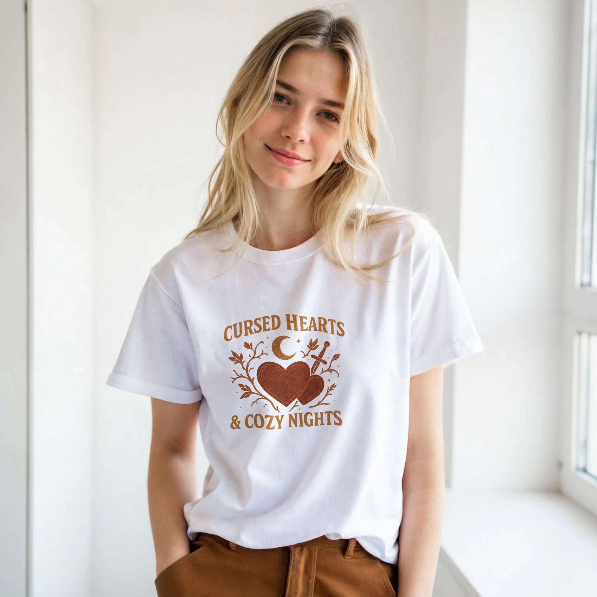 Cursed Hearts T-Shirt – Dark Fantasy Love Tee - F4 Custom Prints